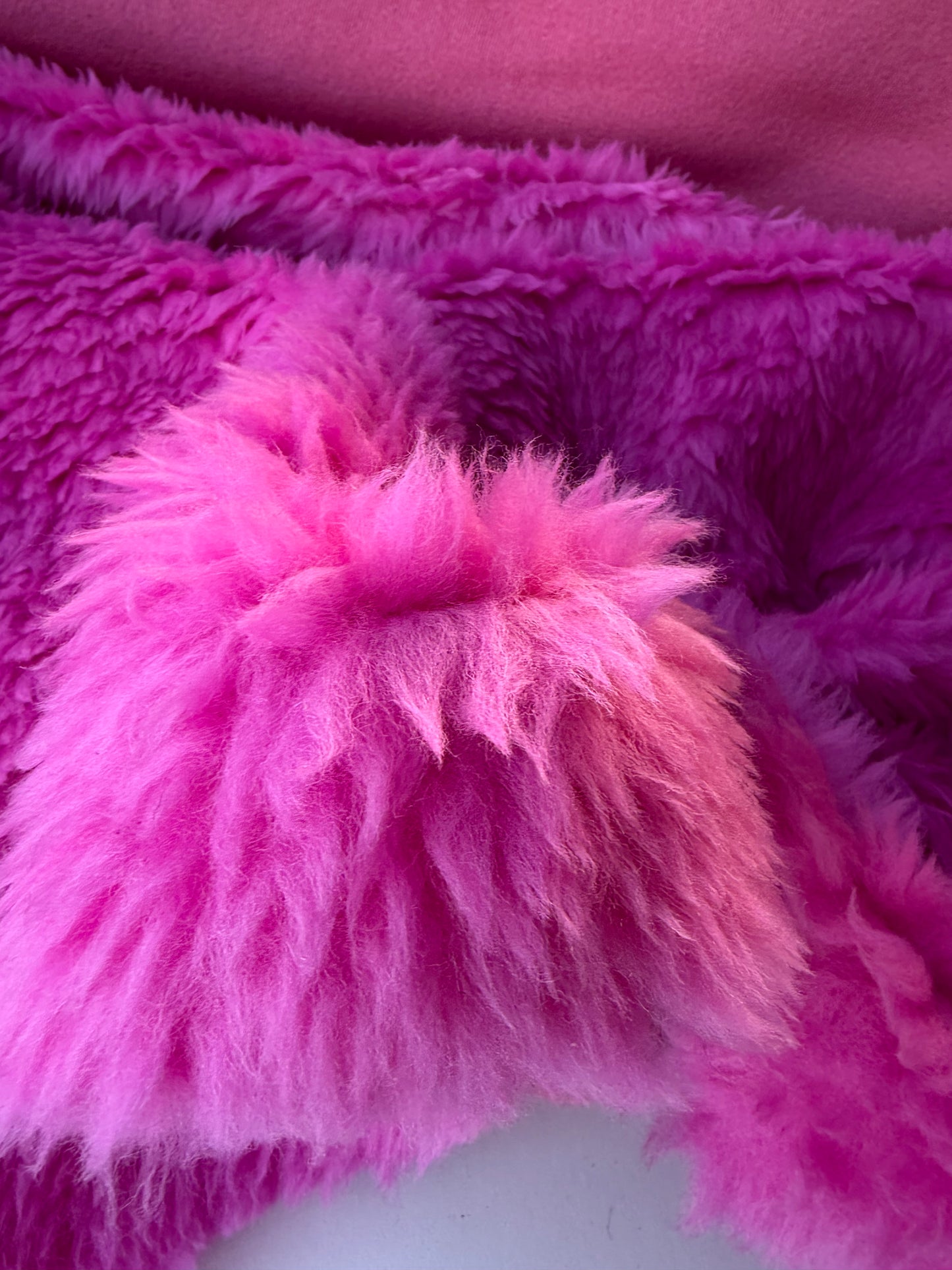 GAIL 017 fake fur hairy woolen coat fabric