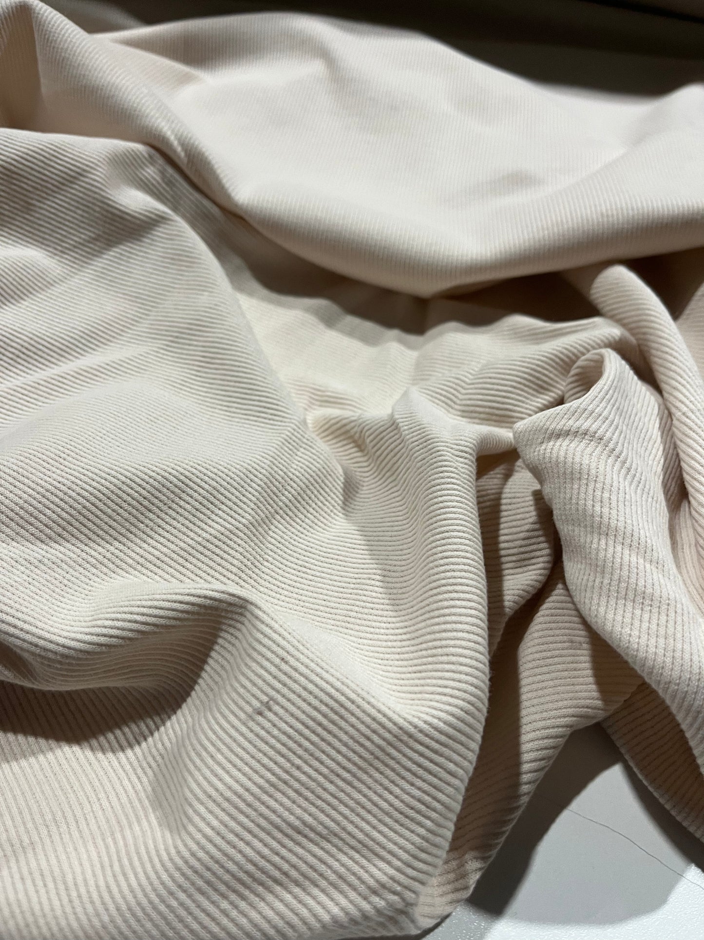 Soft Origin  028 RIB cotton elasthane  ecru