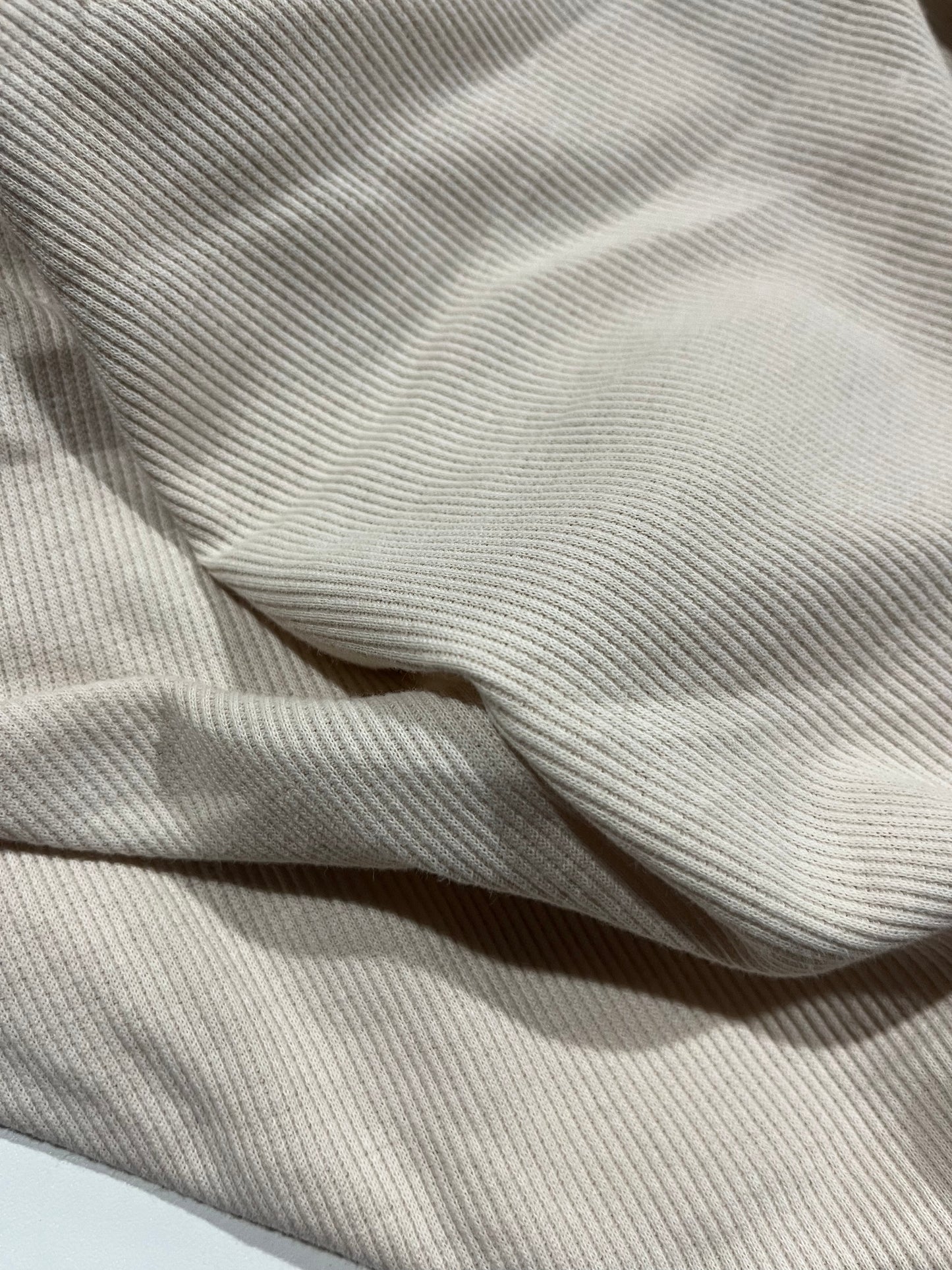 Soft Origin  028 RIB cotton elasthane  ecru