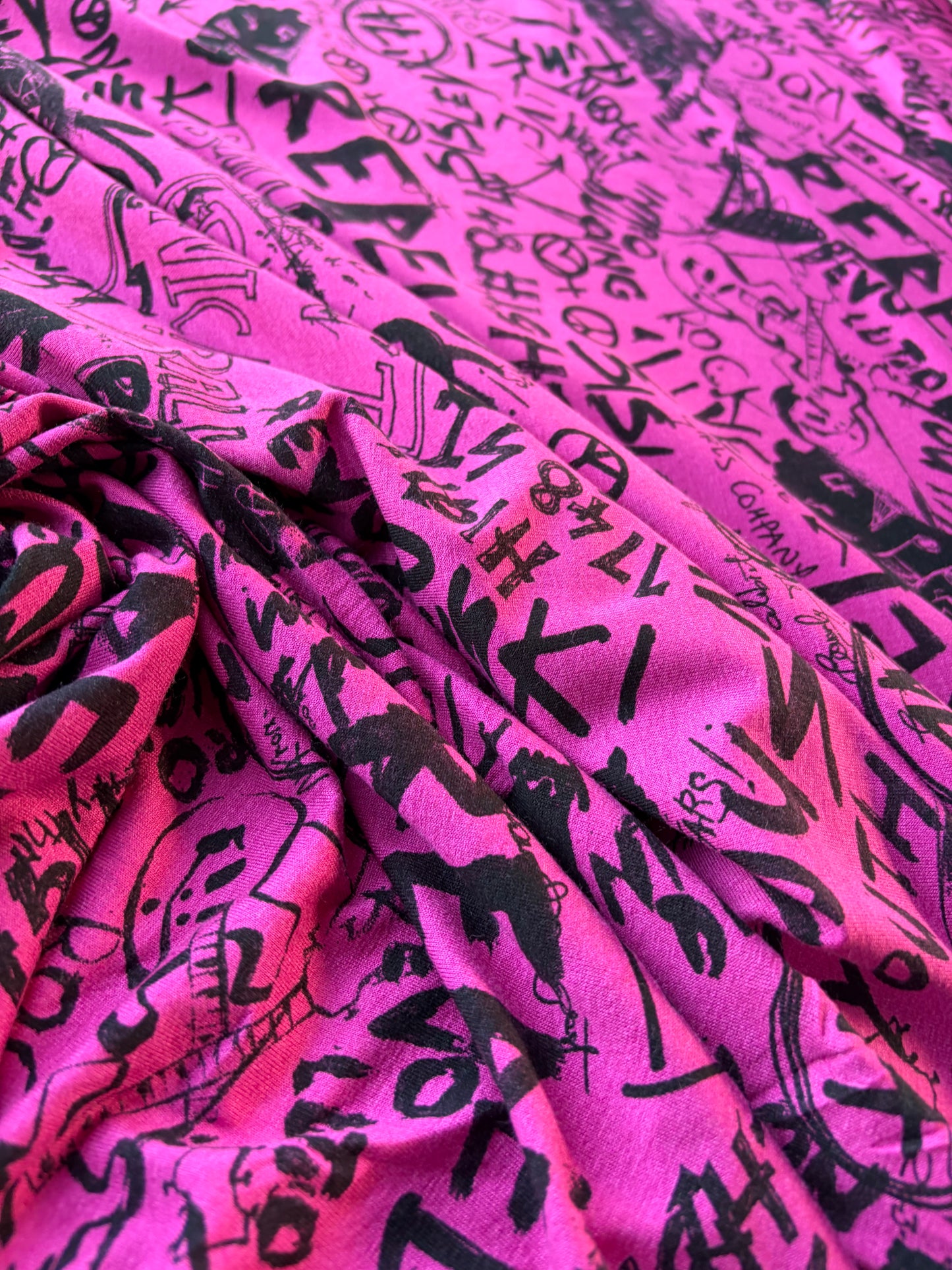 GAIL 018 jersey viscose elasthane punk print xl
