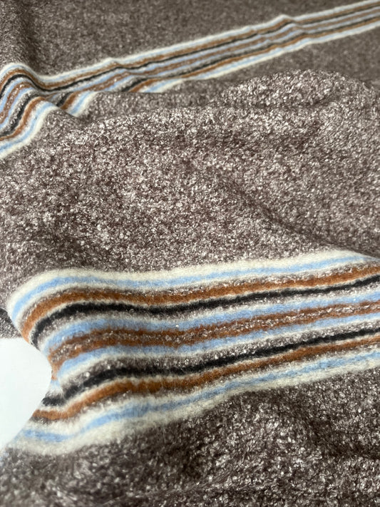 WOOLY 600 boiled wool repeat stripes