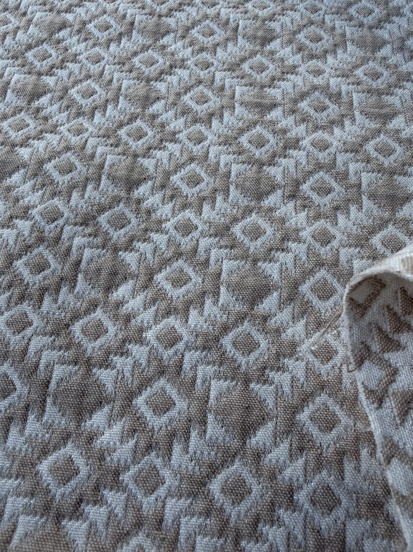 JEAN 003 cotton jacquard stretch sand
