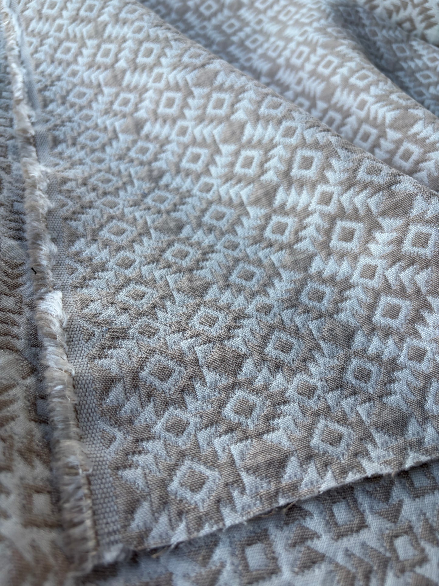 JEAN 003 cotton jacquard stretch sand