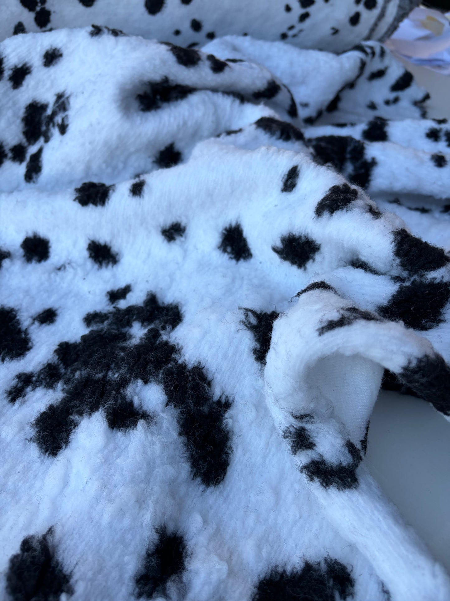 GAIL 020 heavy boiled wool dalmatian