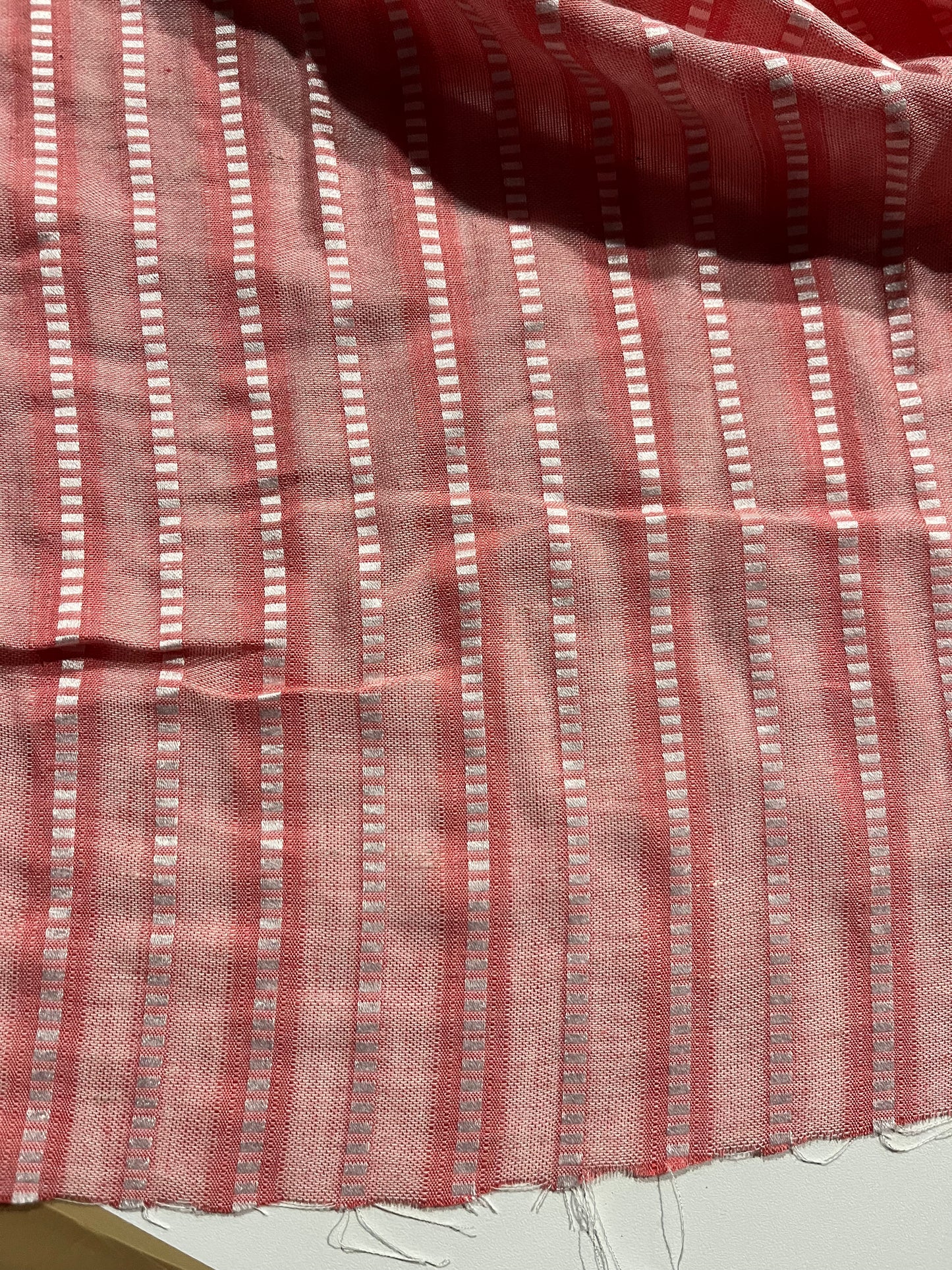Soft Origin 031 woven cotton stripes pink