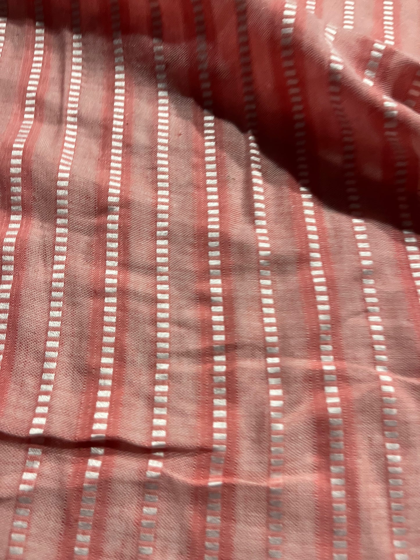 Soft Origin 031 woven cotton stripes pink