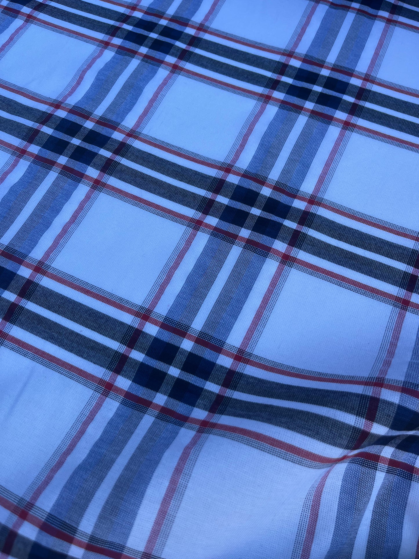 NENA 054 colourwoven cotton voile check