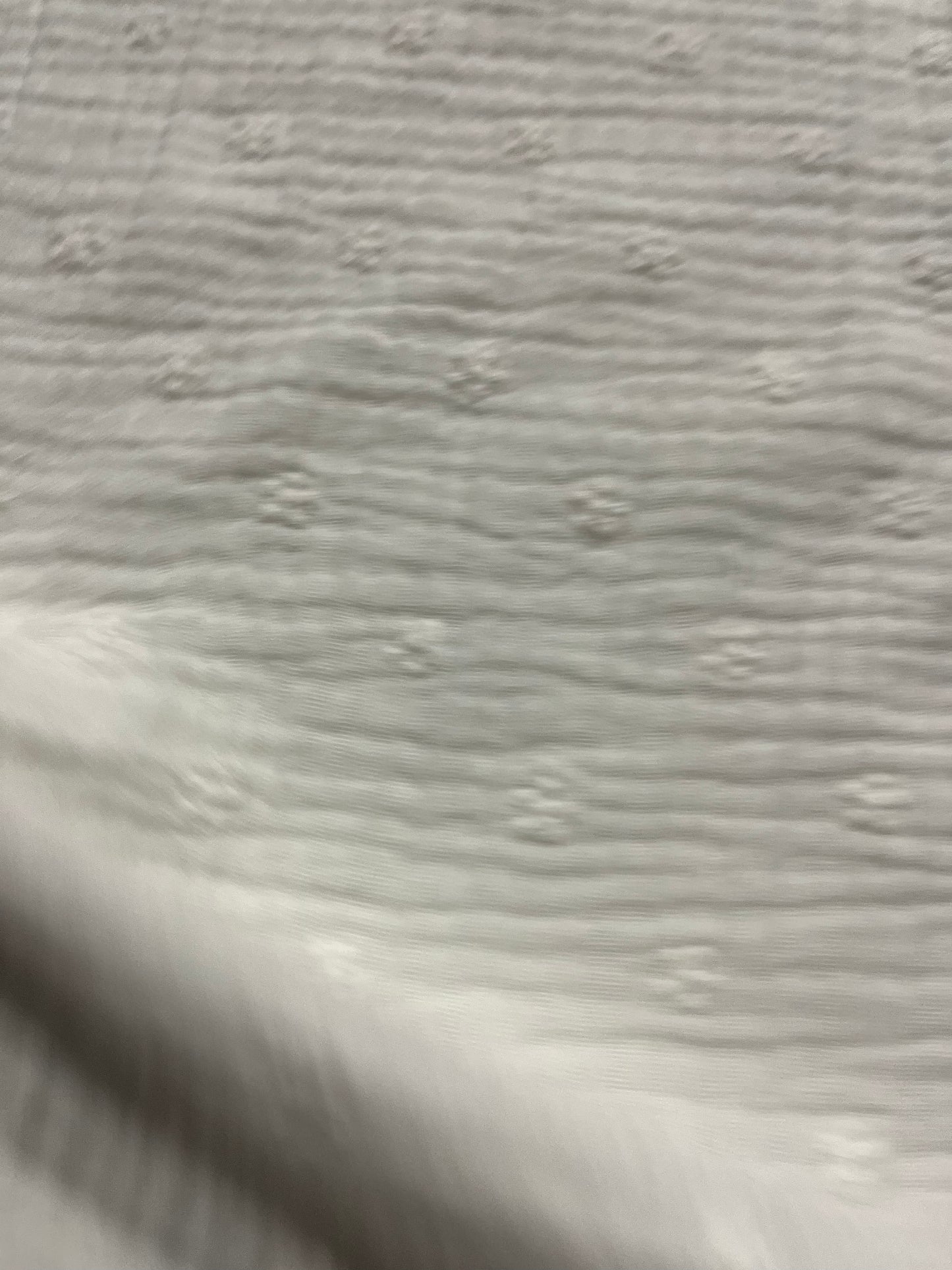 Soft Origin 033 double gauze embroidery white