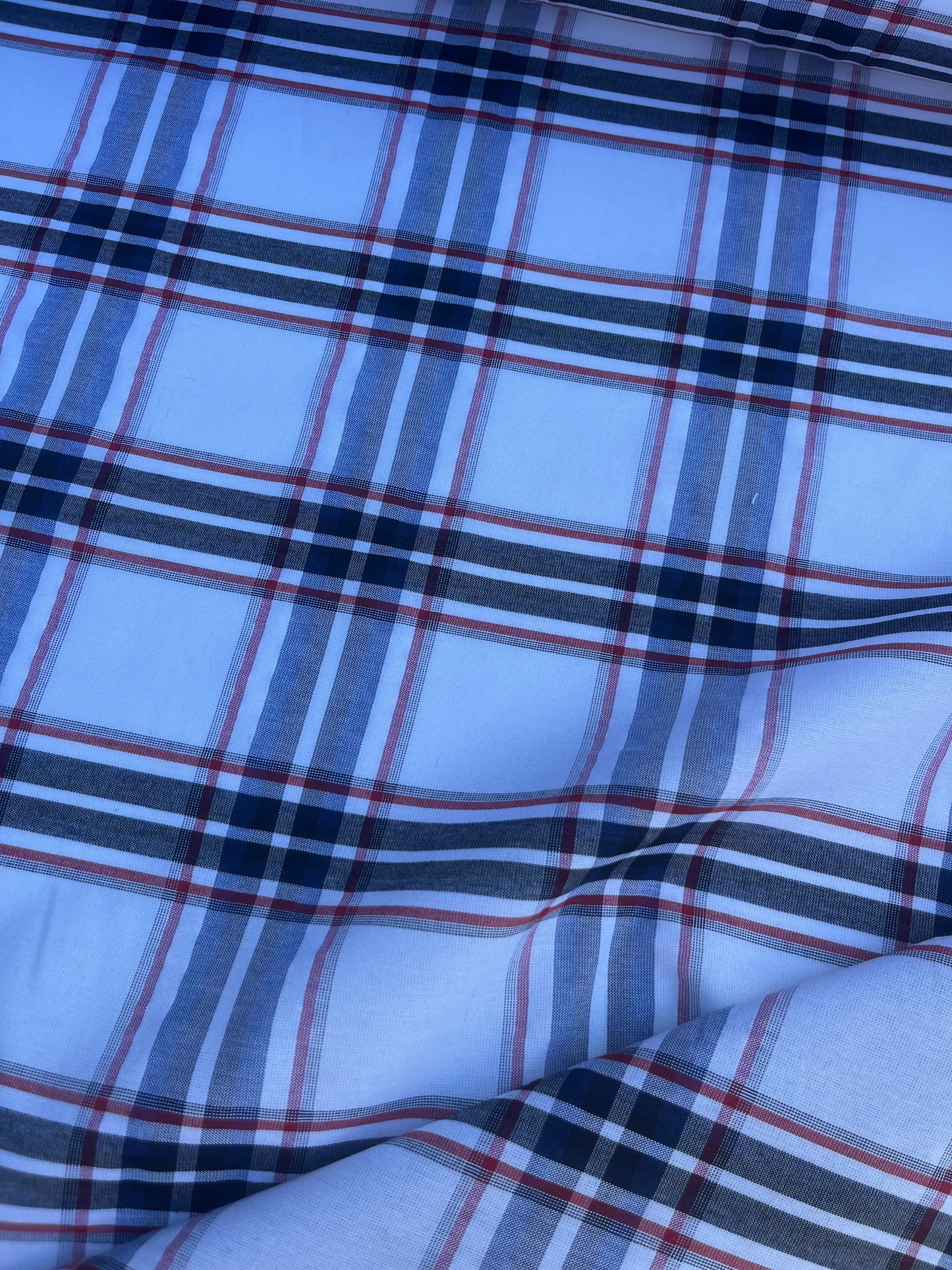 NENA 054 colourwoven cotton voile check