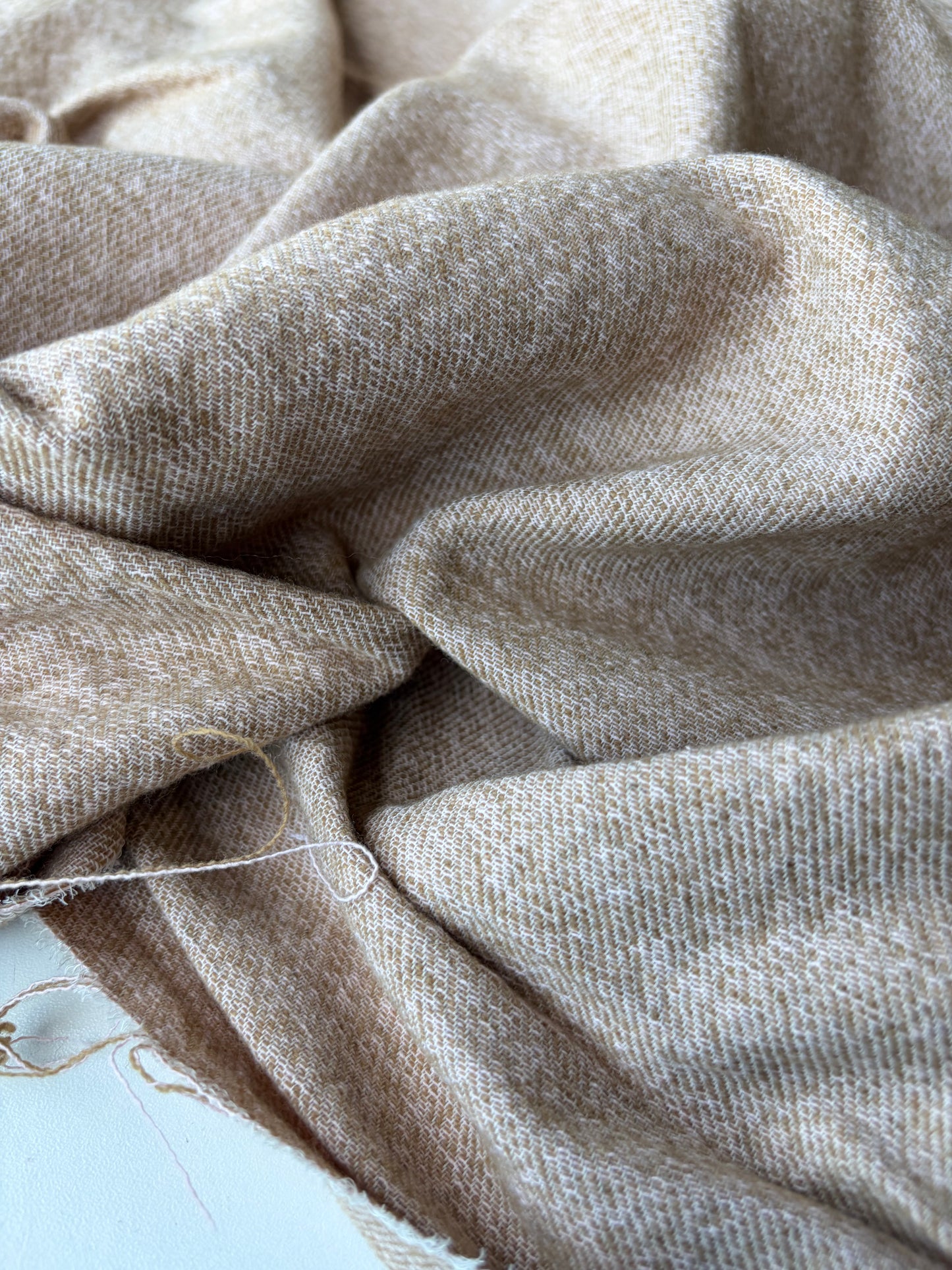 GAIL 024 Wool Shetland tweed sand
