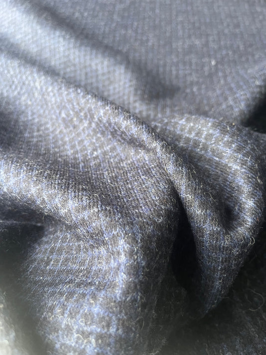 WOOLY 625 heavy Wool jersey small check