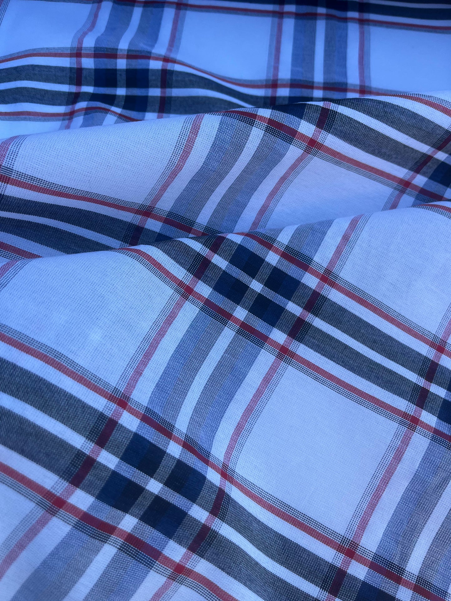 NENA 054 colourwoven cotton voile check