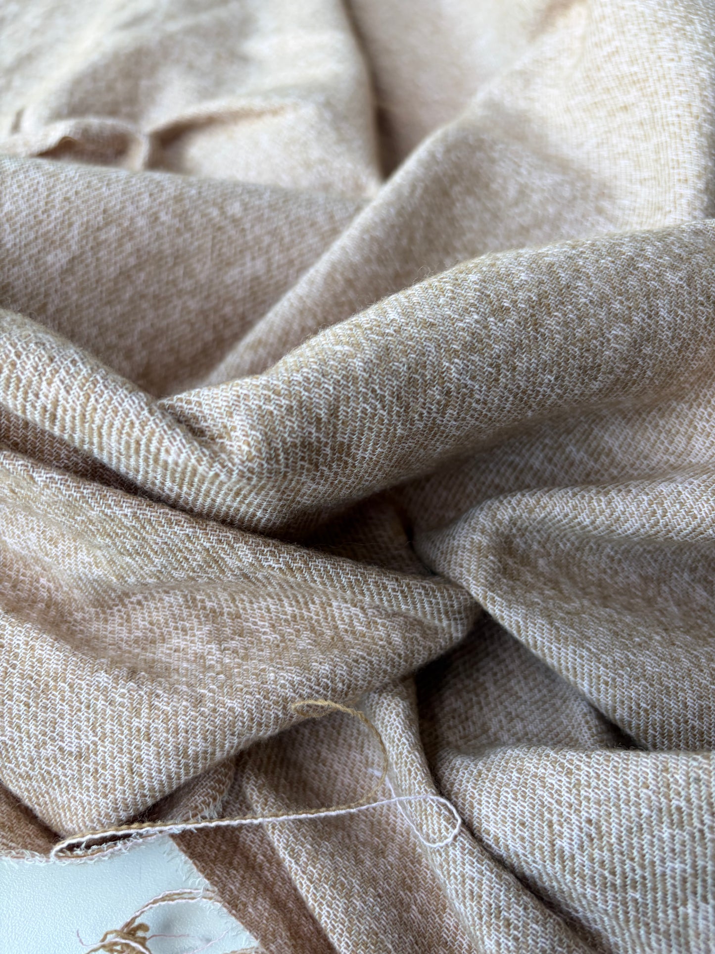 GAIL 024 Wool Shetland tweed sand