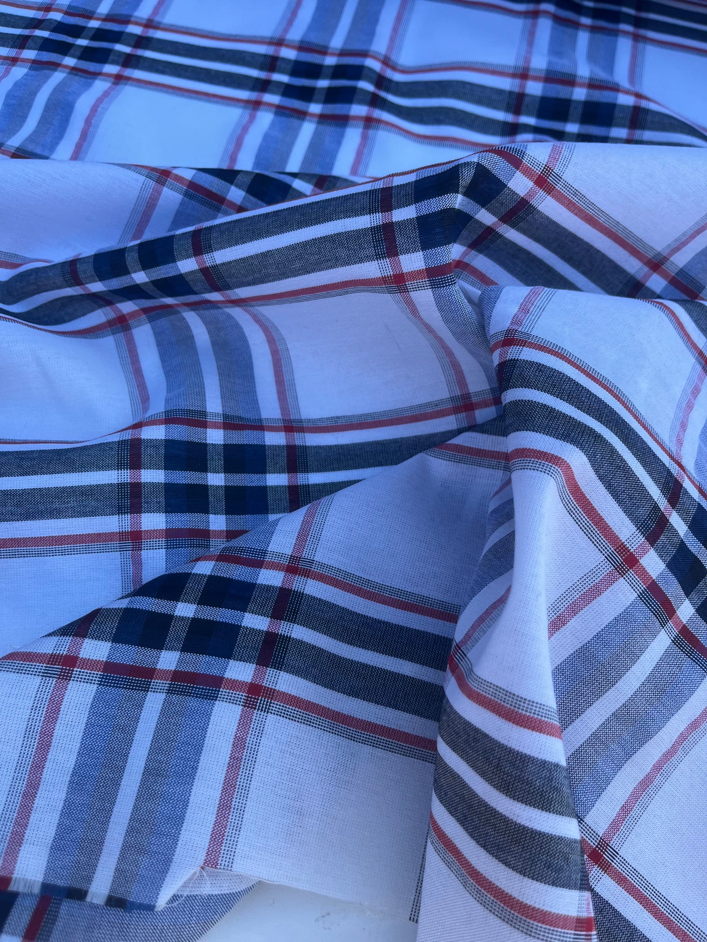 NENA 054 colourwoven cotton voile check