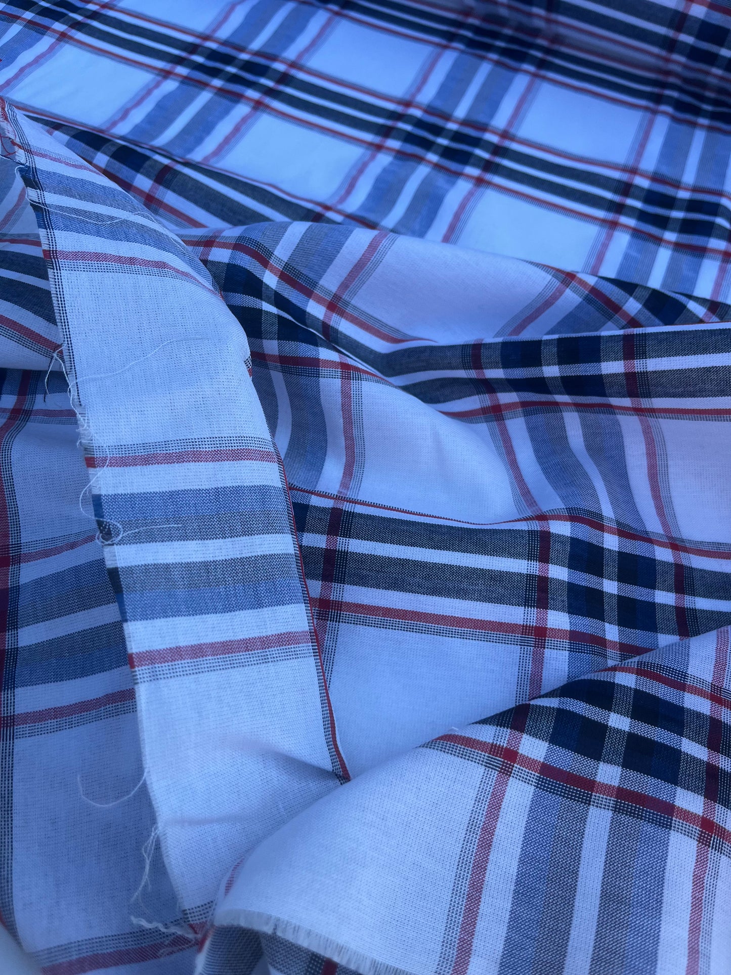 NENA 054 colourwoven cotton voile check