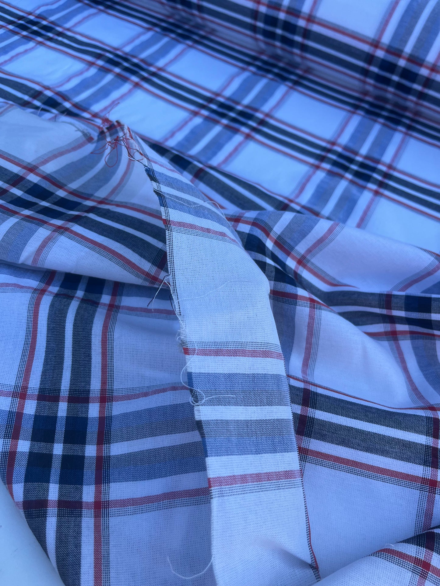 NENA 054 colourwoven cotton voile check