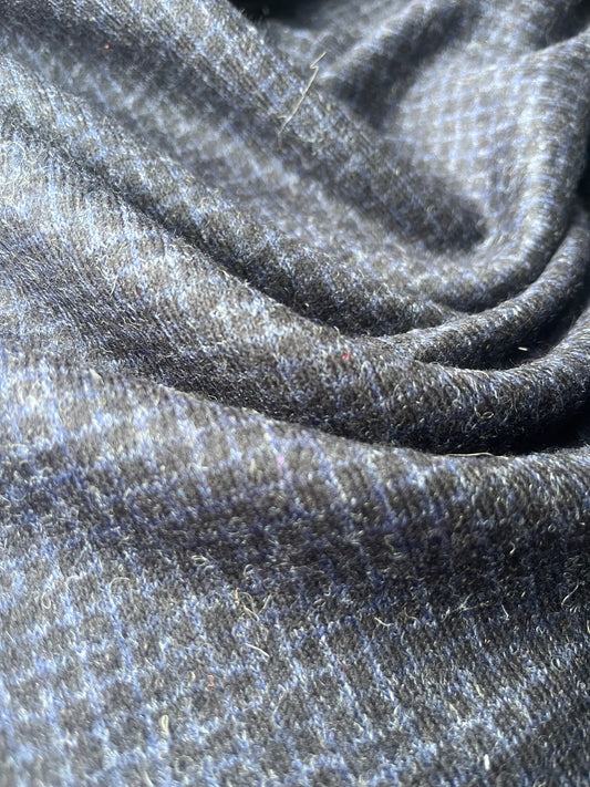 WOOLY 625 heavy Wool jersey small check