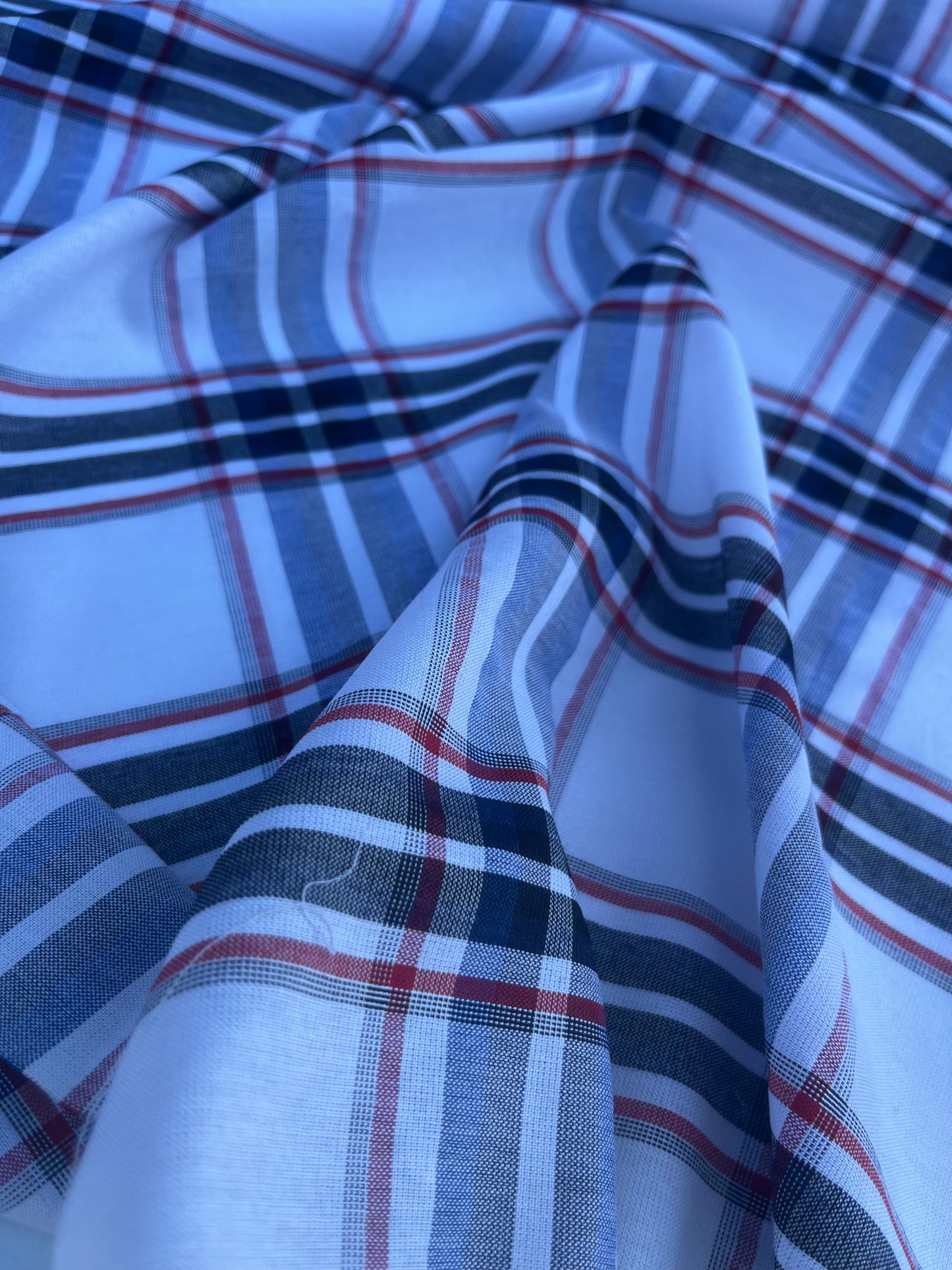 NENA 054 colourwoven cotton voile check