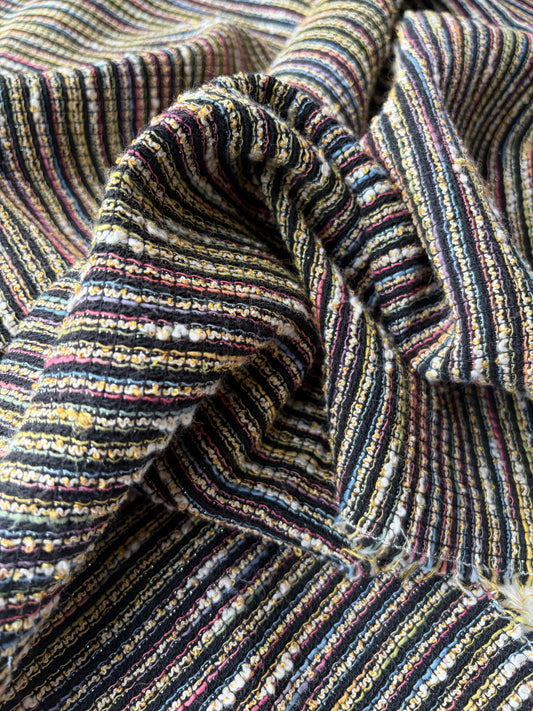 PC JEAN 009 colourwoven jacquard tweed stripes