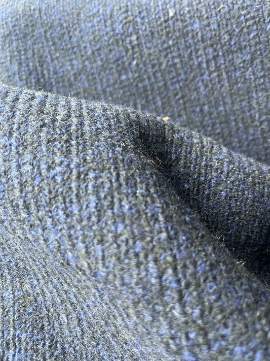 WOOLY 625 double face wool/scuba navy