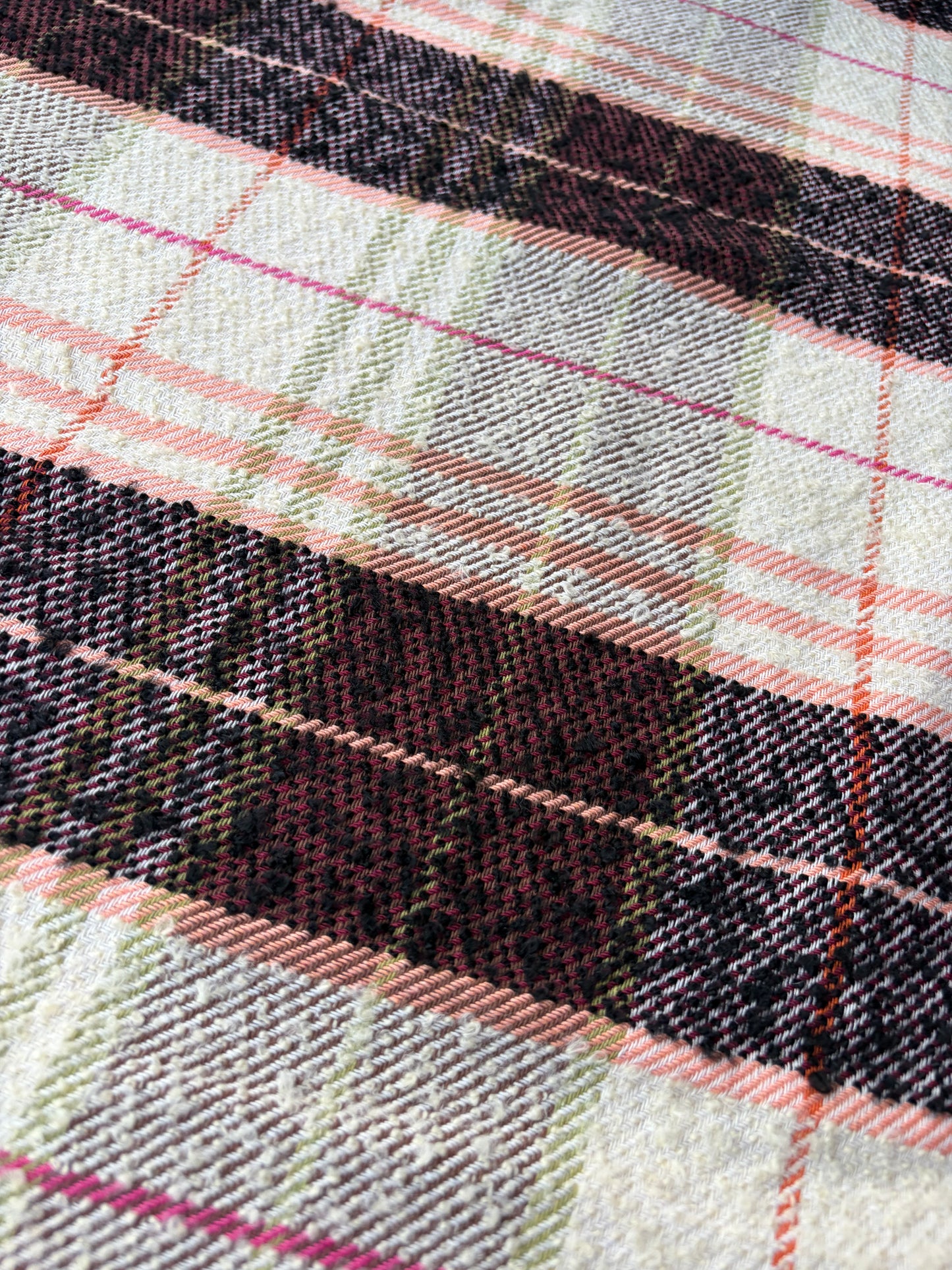 JEAN 010 heavy cotton check vintage look