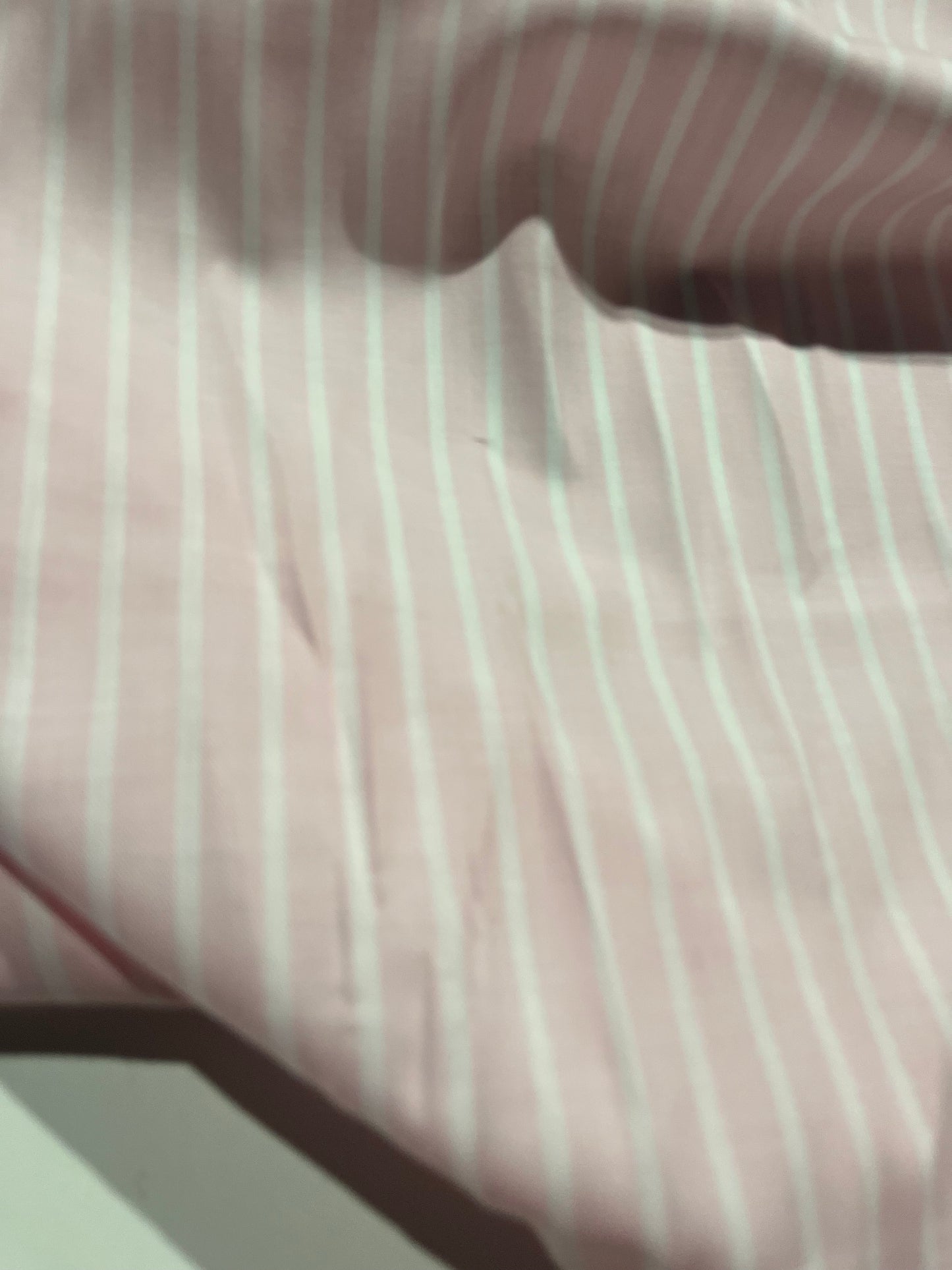 Soft Origin 036 woven cotton stripes pink