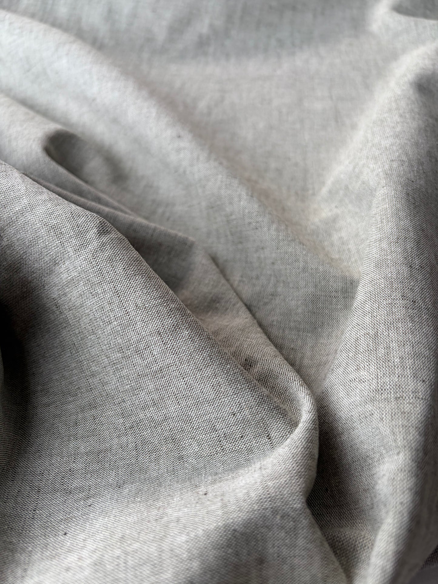 JEAN 011 linen/cotton chiné khaky