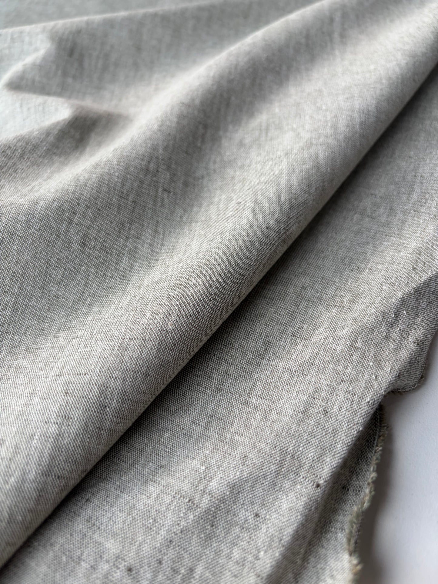 JEAN 011 linen/cotton chiné khaky