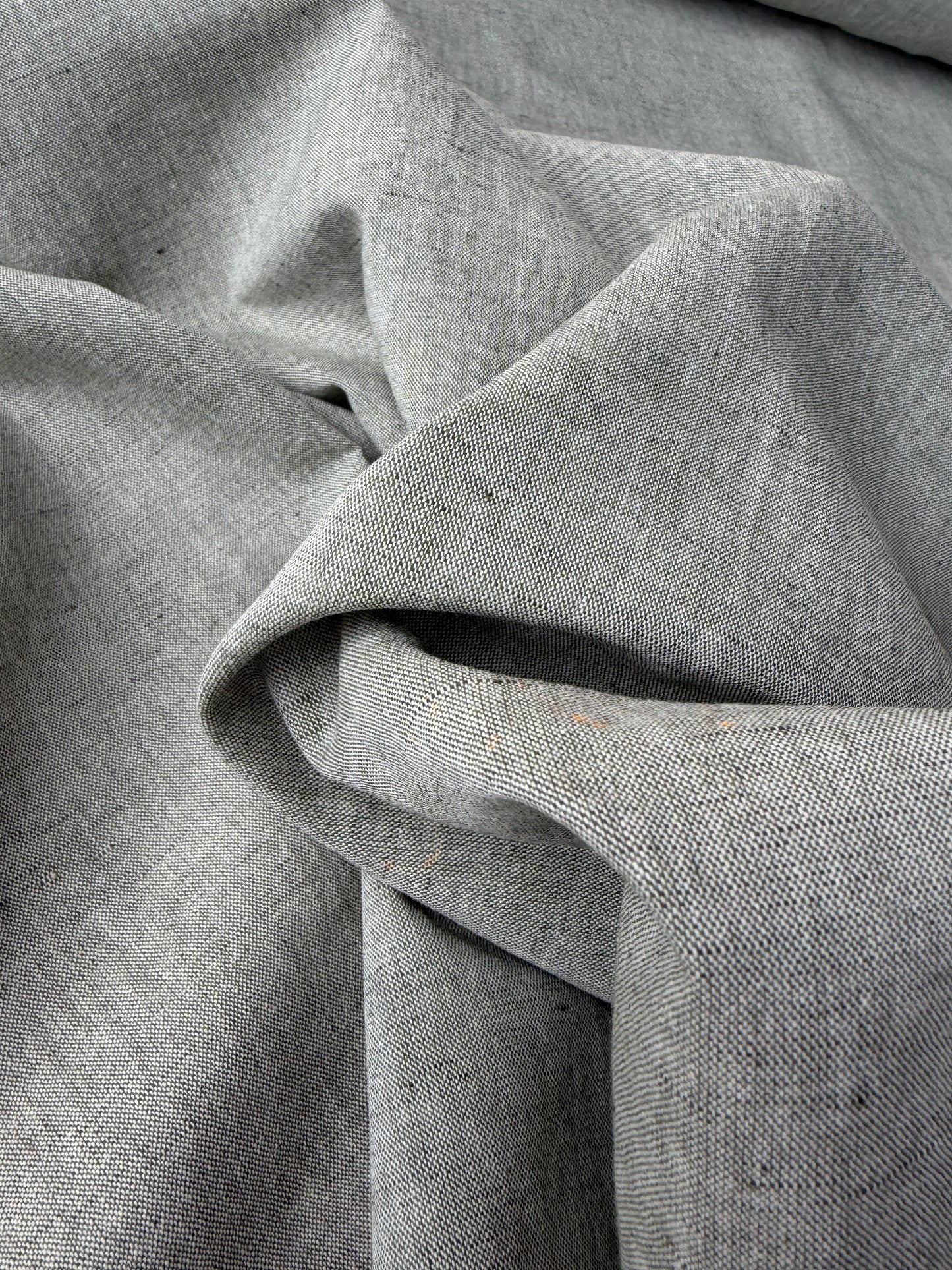 JEAN 011 linen/cotton chiné khaky