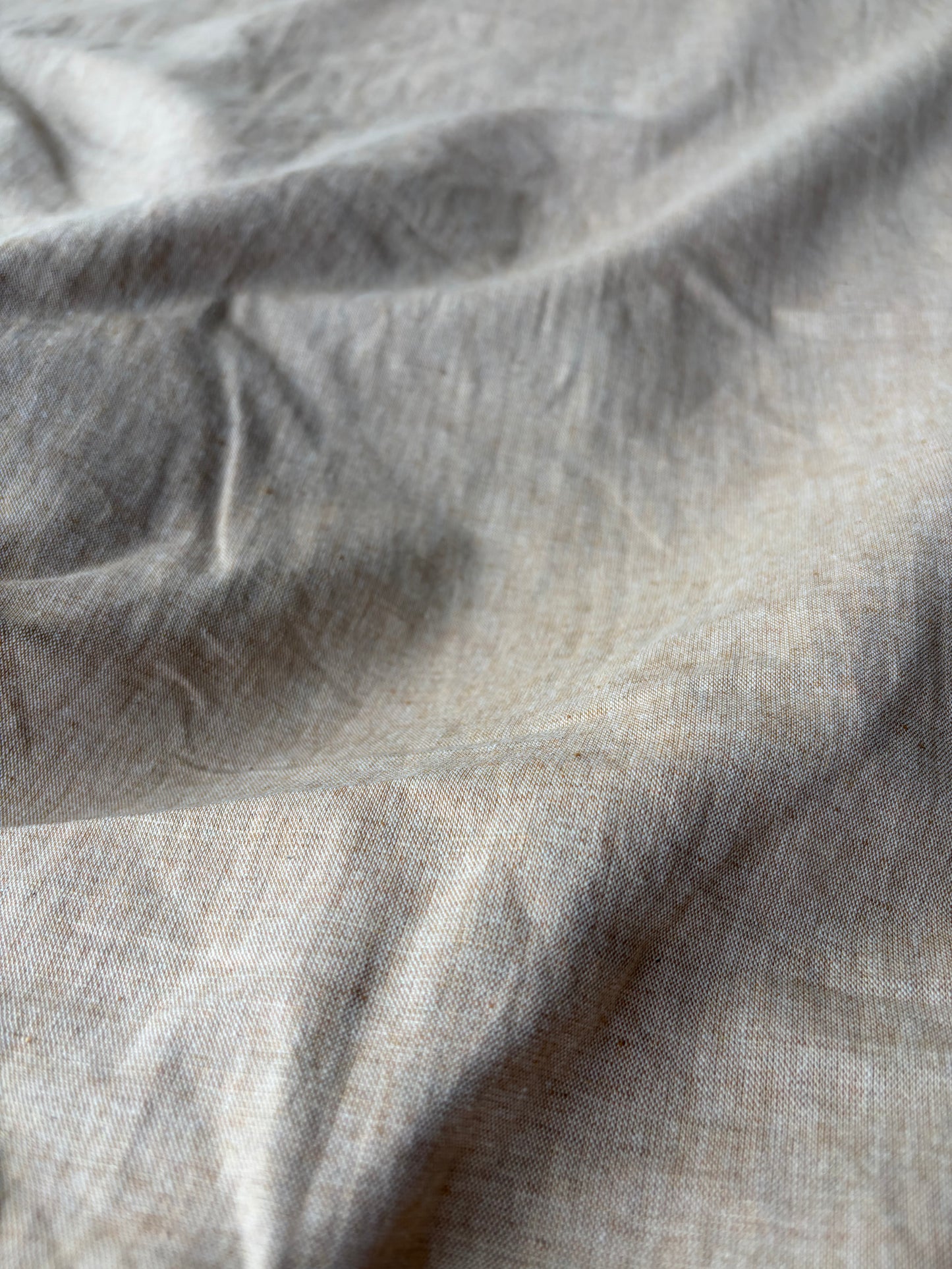 JEAN 013 linen/cotton chiné warm sand
