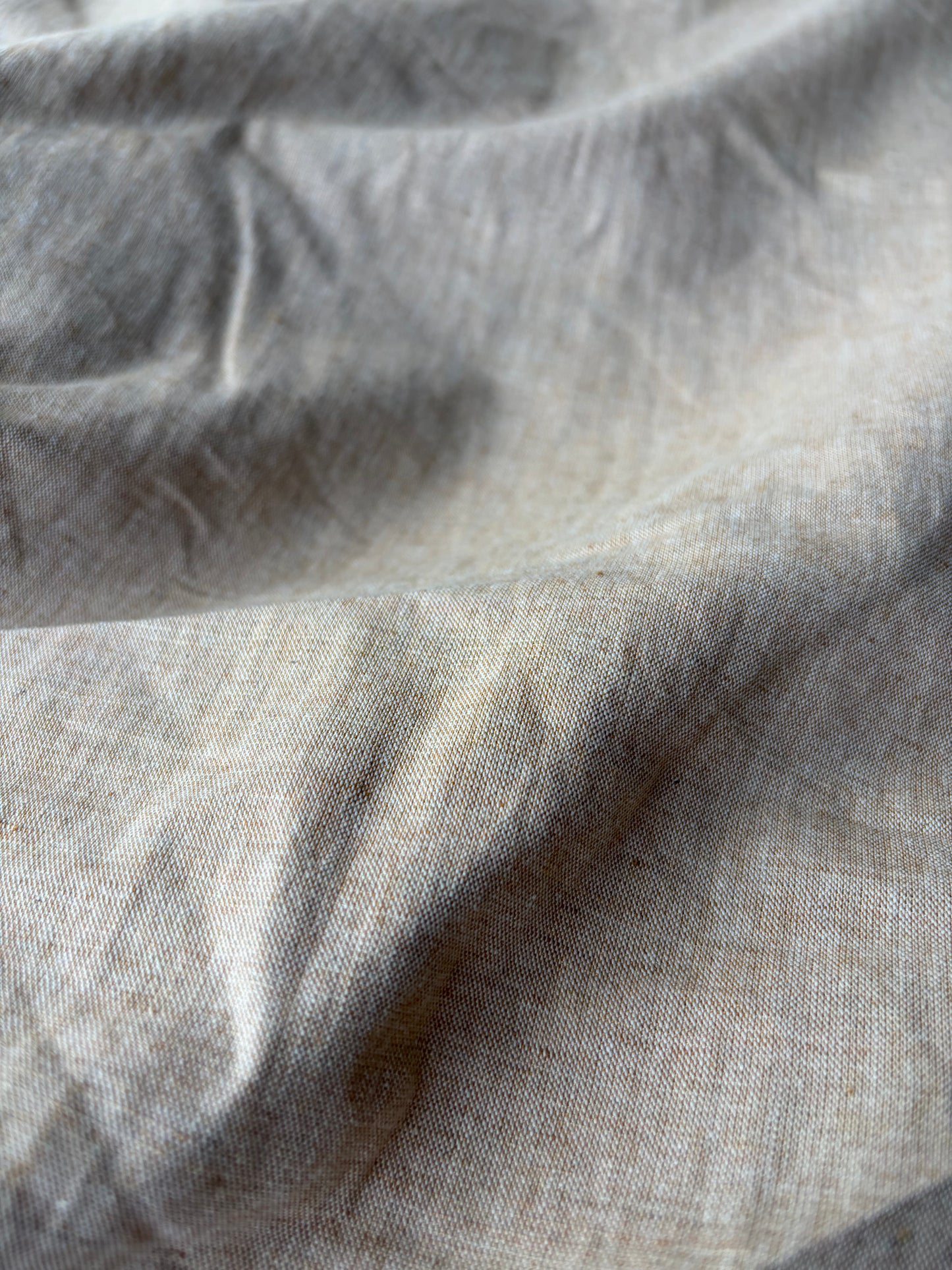 JEAN 013 linen/cotton chiné warm sand