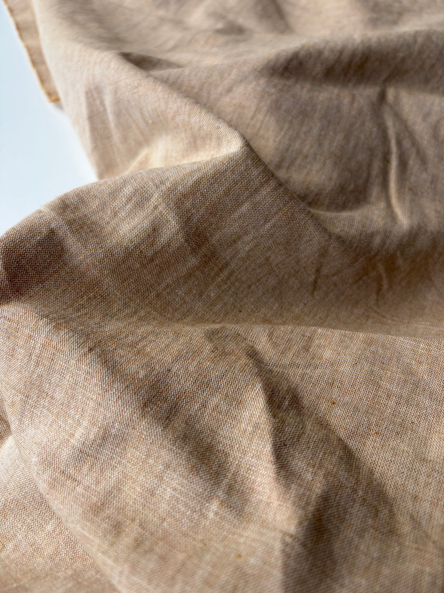 JEAN 013 linen/cotton chiné warm sand