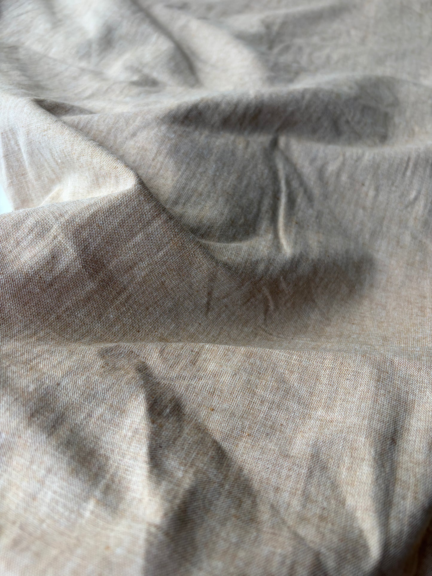 JEAN 013 linen/cotton chiné warm sand