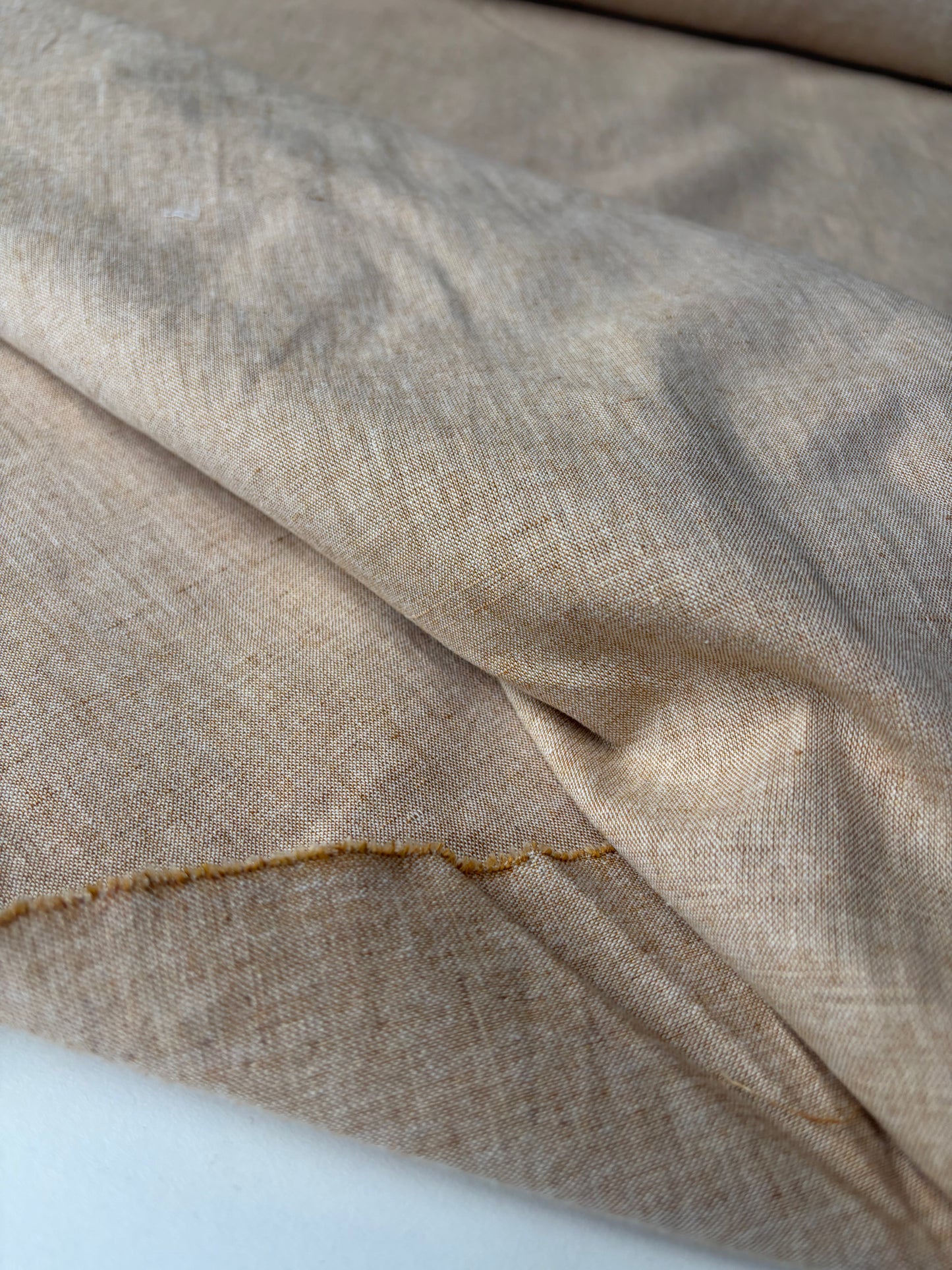 JEAN 013 linen/cotton chiné warm sand