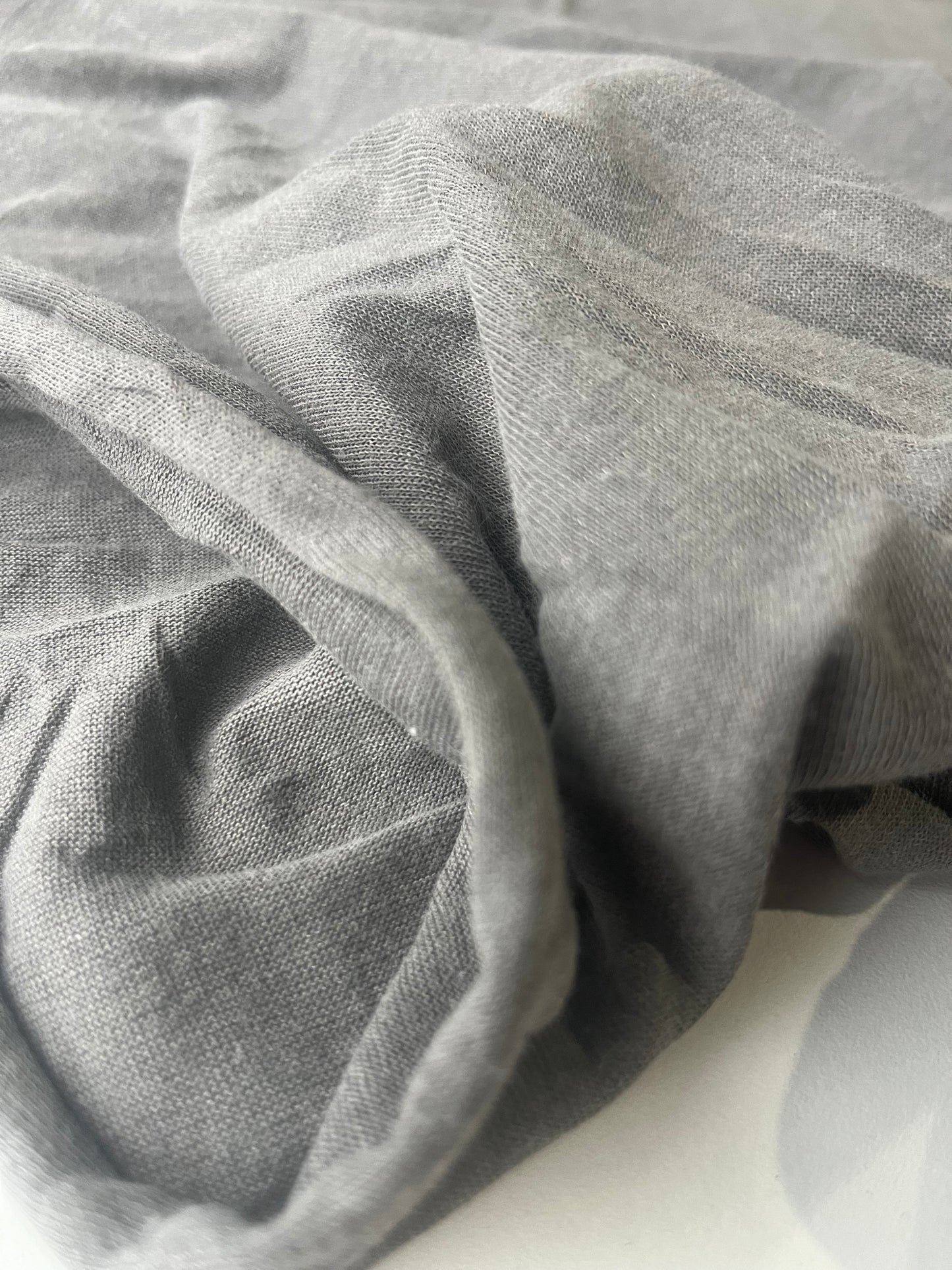 POLO 001 slub cotton jersey washed elephant grey