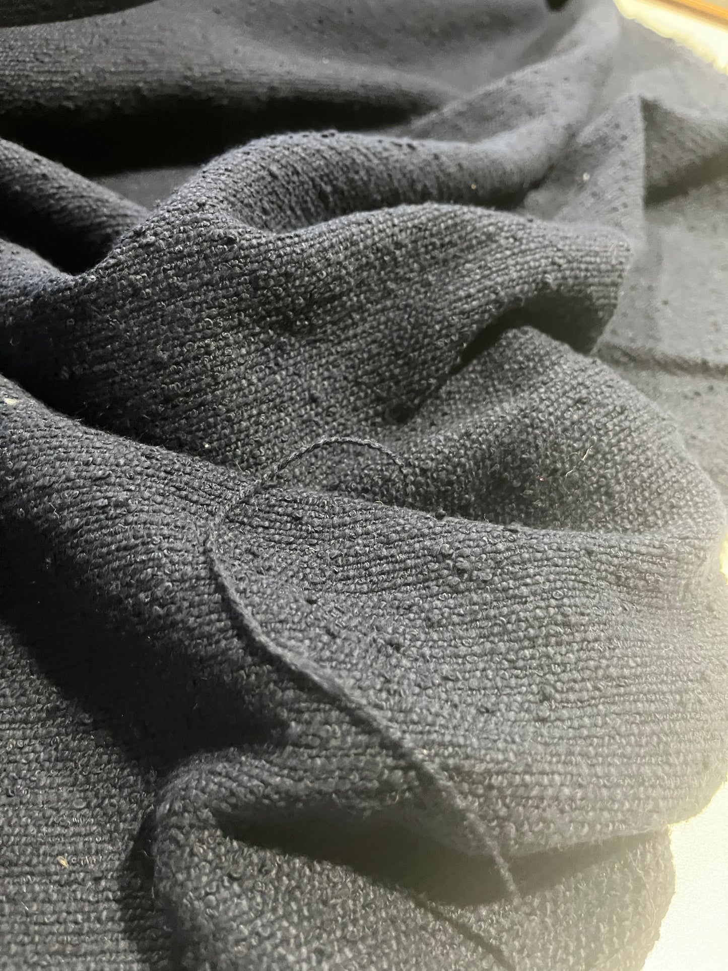 LC JULIA 006 cotton tweed dark navy