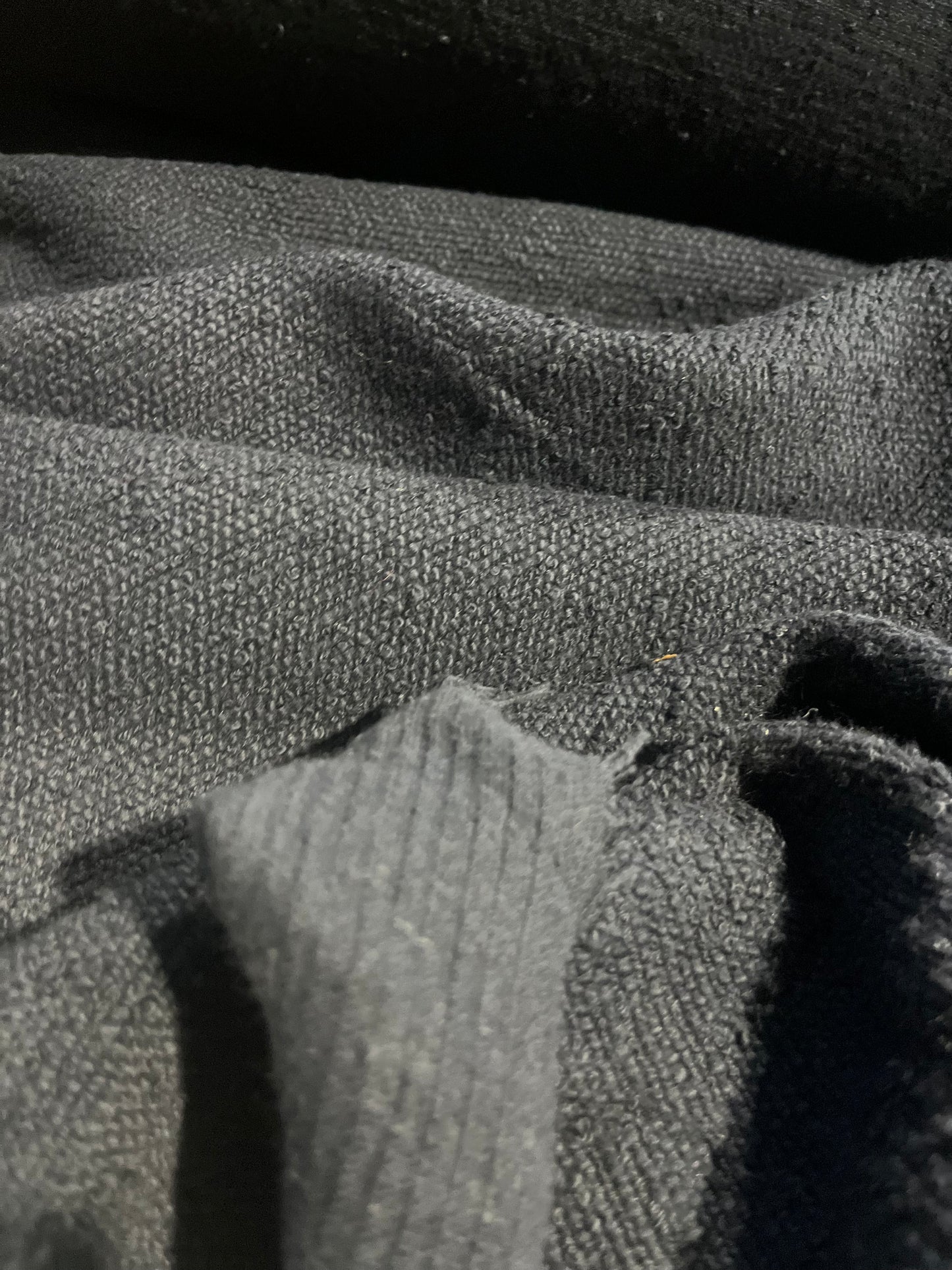 LC JULIA 006 cotton tweed dark navy
