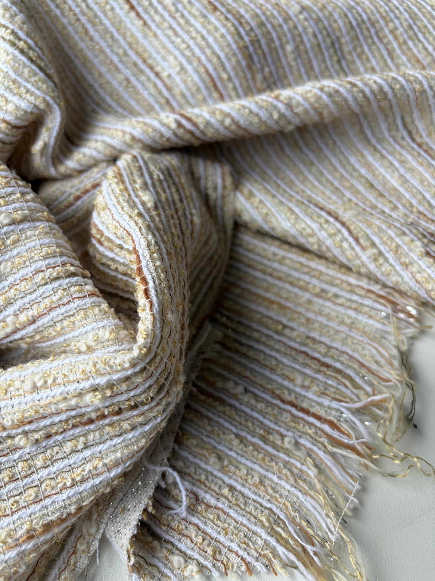 JEAN 014 colourwoven jacquard tweed stripes