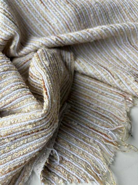 JEAN 014 colourwoven jacquard tweed stripes