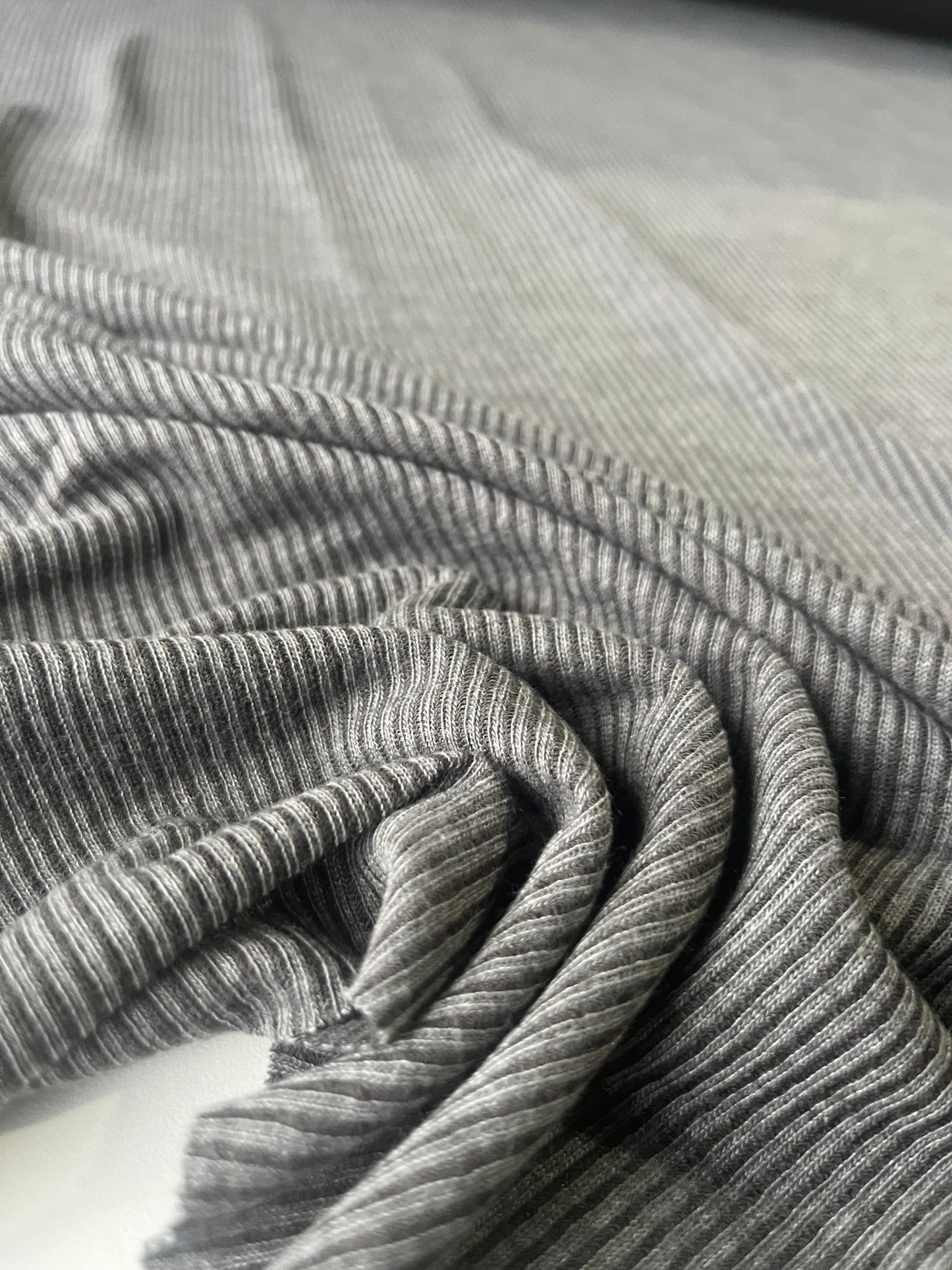 POLO 002 tricot rib mélange grey