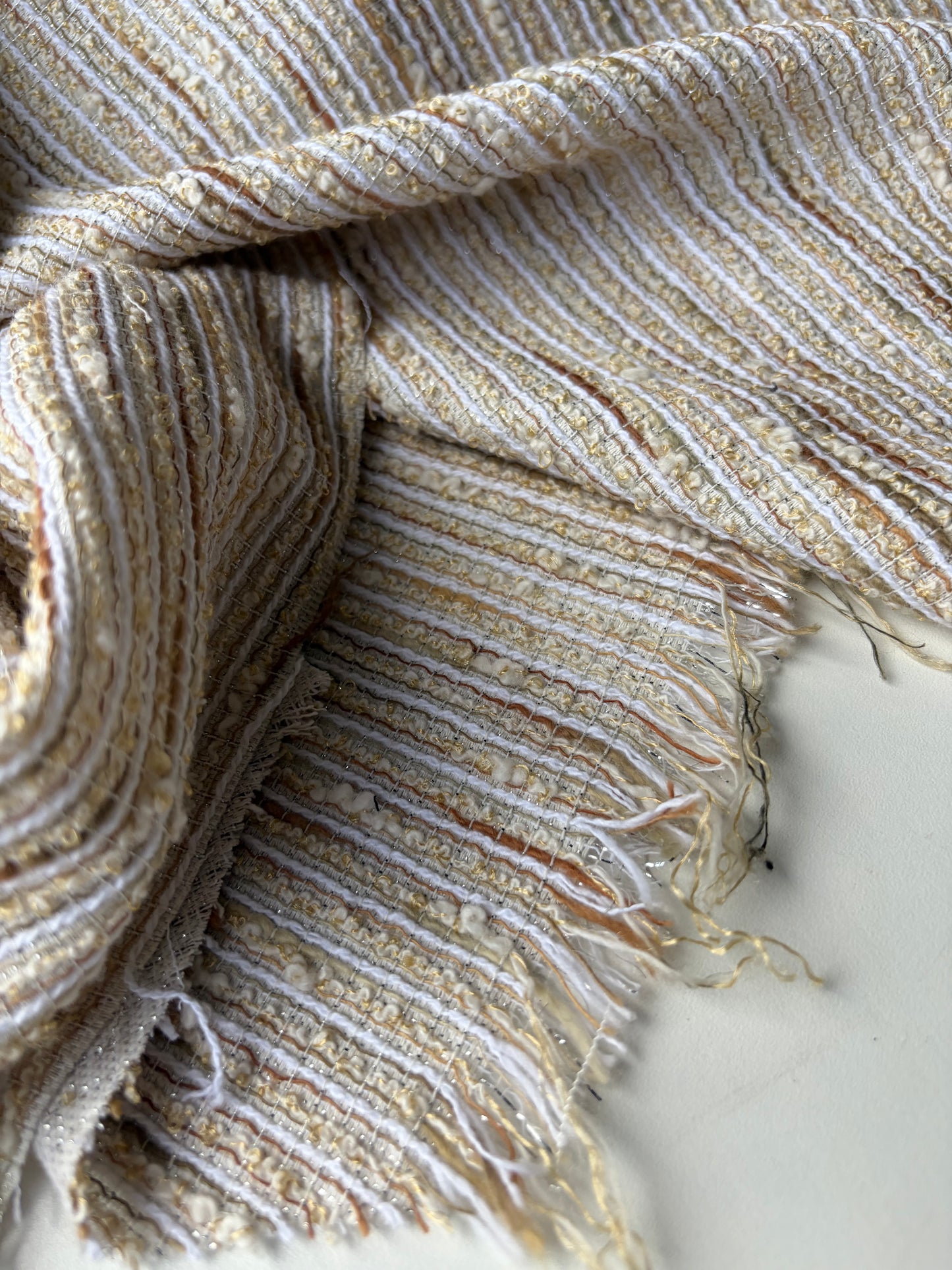 JEAN 014 colourwoven jacquard tweed stripes