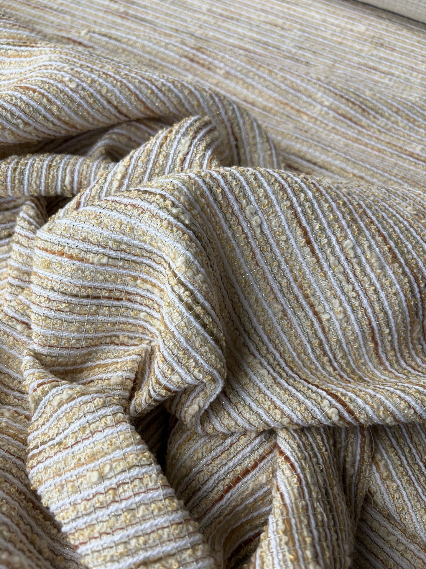 JEAN 014 colourwoven jacquard tweed stripes
