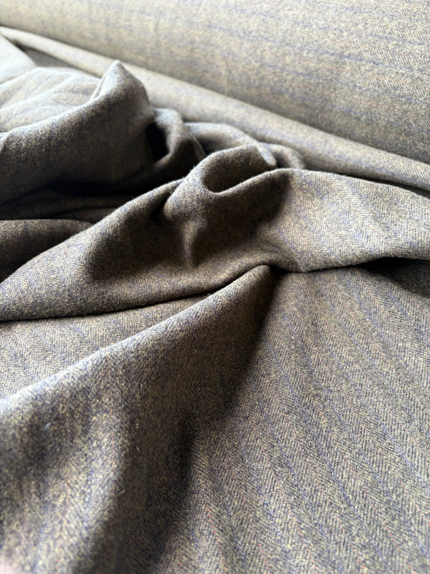 GAIL 029 striped carded wool stretch