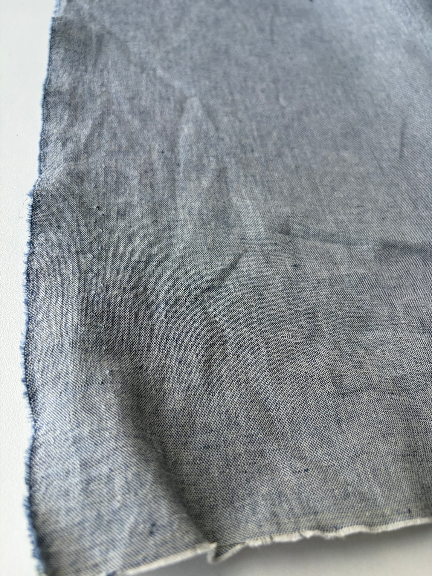 JEAN 016 linen/cotton chiné jeans colour