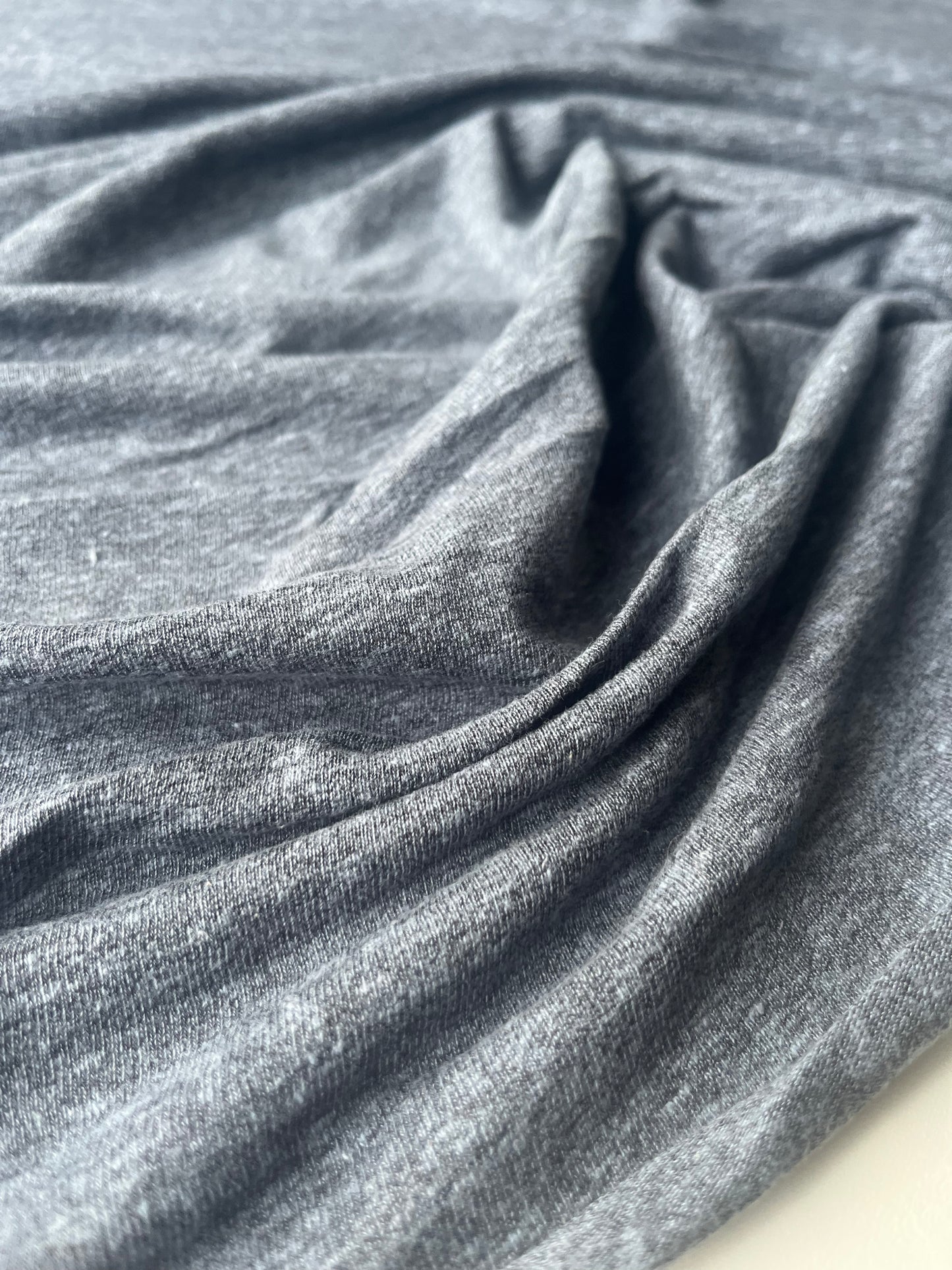 POLO 006 jersey slub mouliné washed indigo