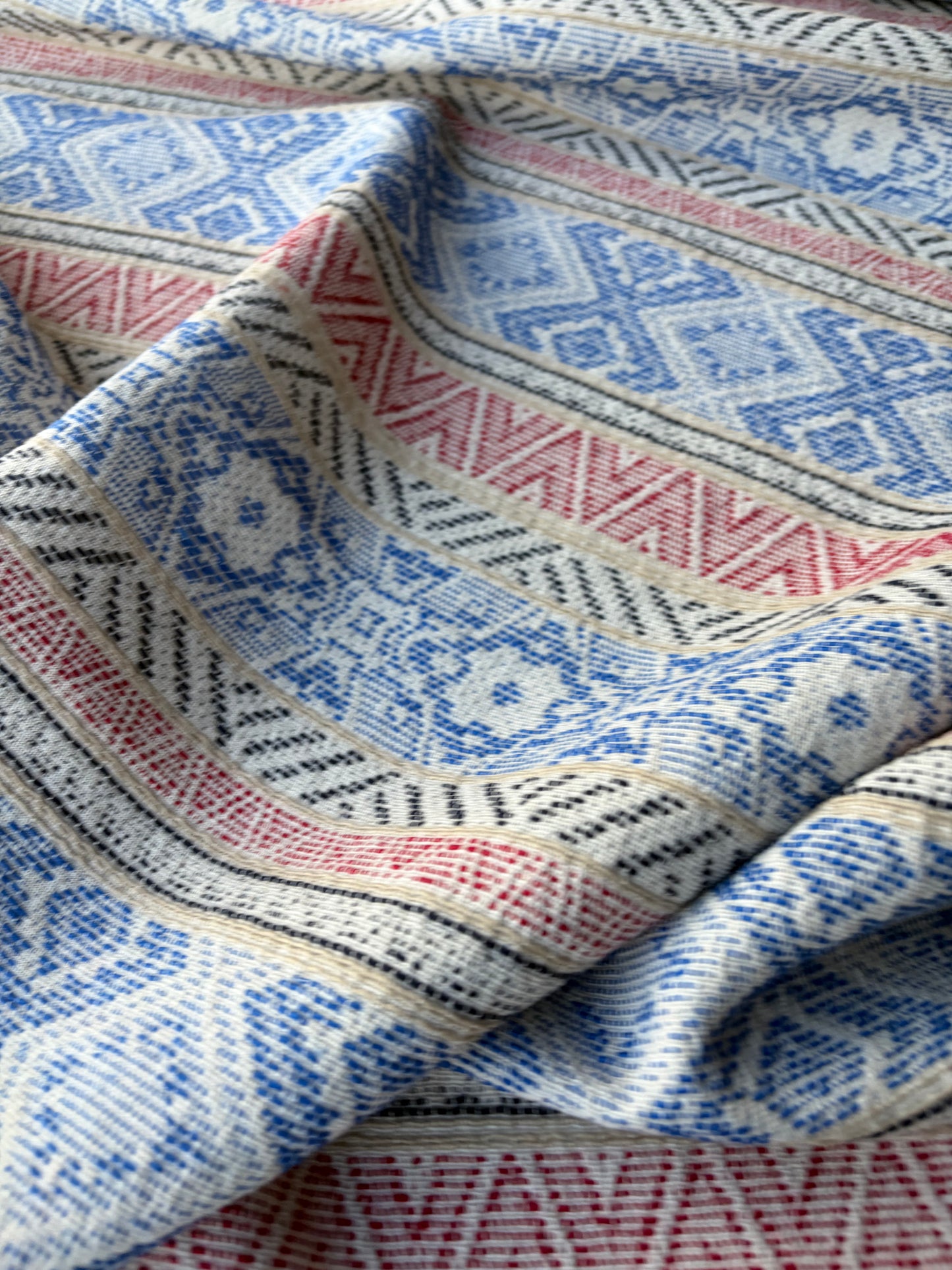 JEAN 020 heavy cotton jacquard ethnical design