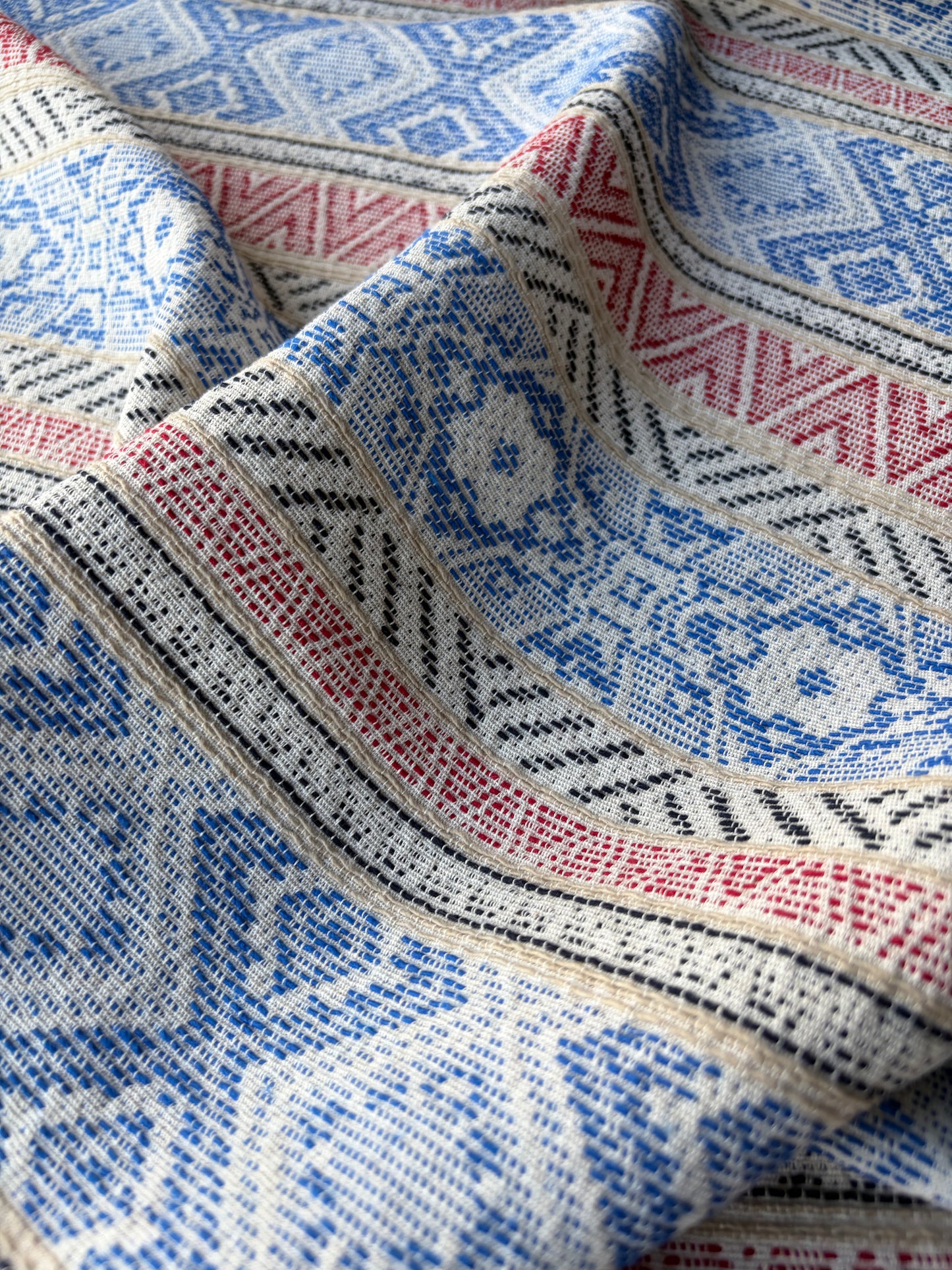 JEAN 020 heavy cotton jacquard ethnical design