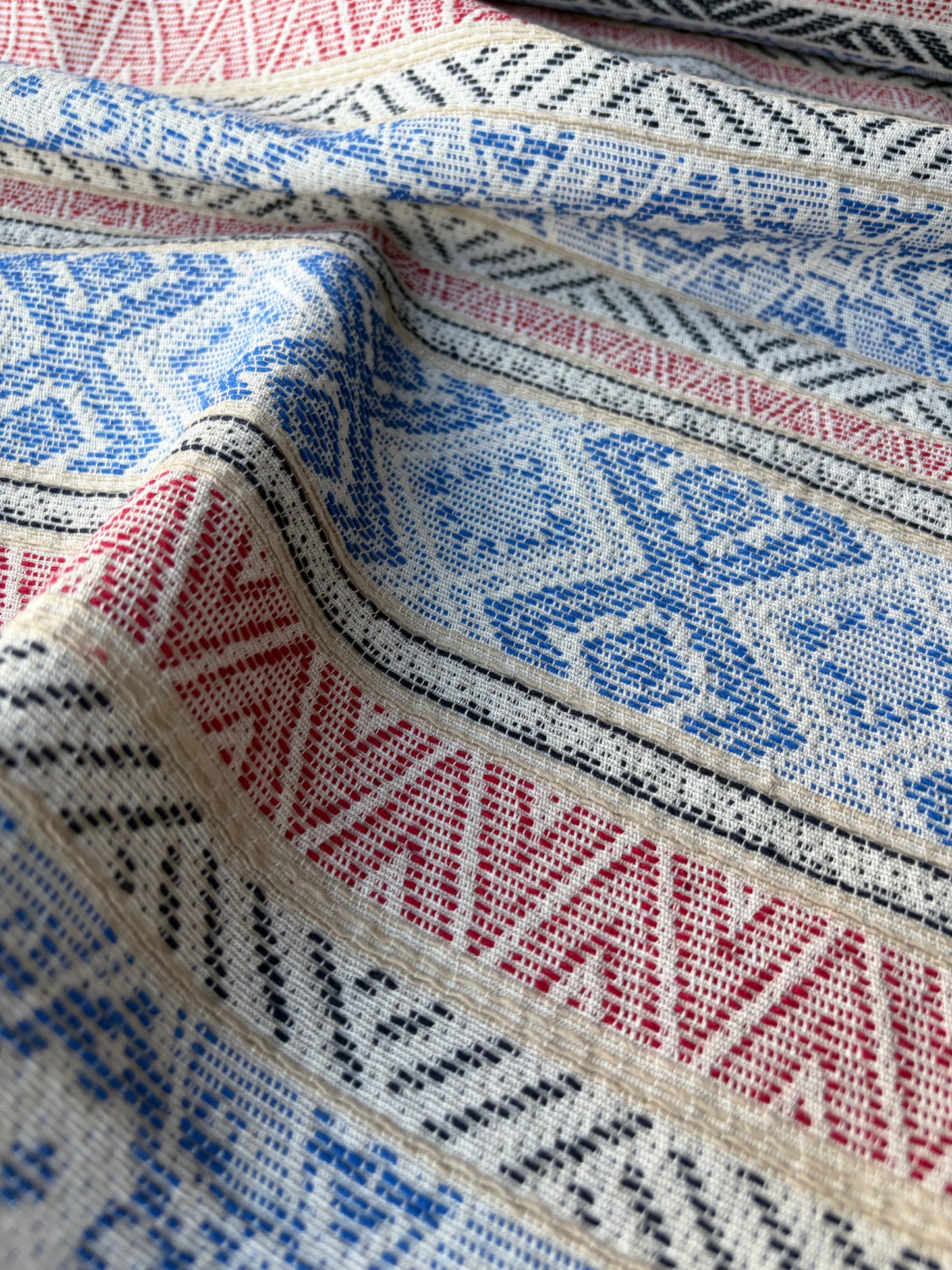 JEAN 020 heavy cotton jacquard ethnical design