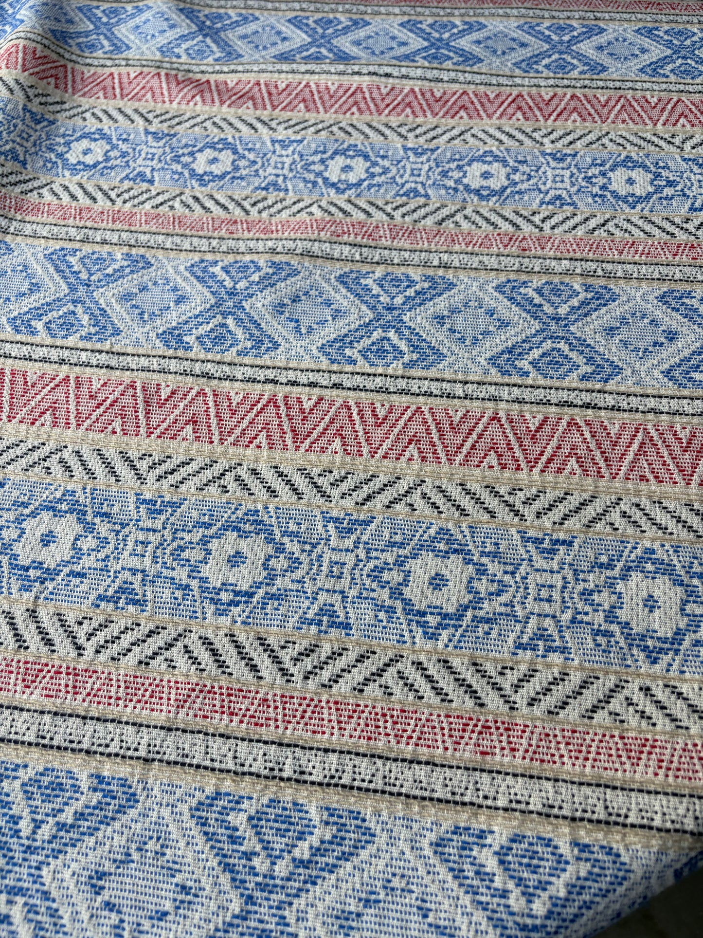 JEAN 020 heavy cotton jacquard ethnical design