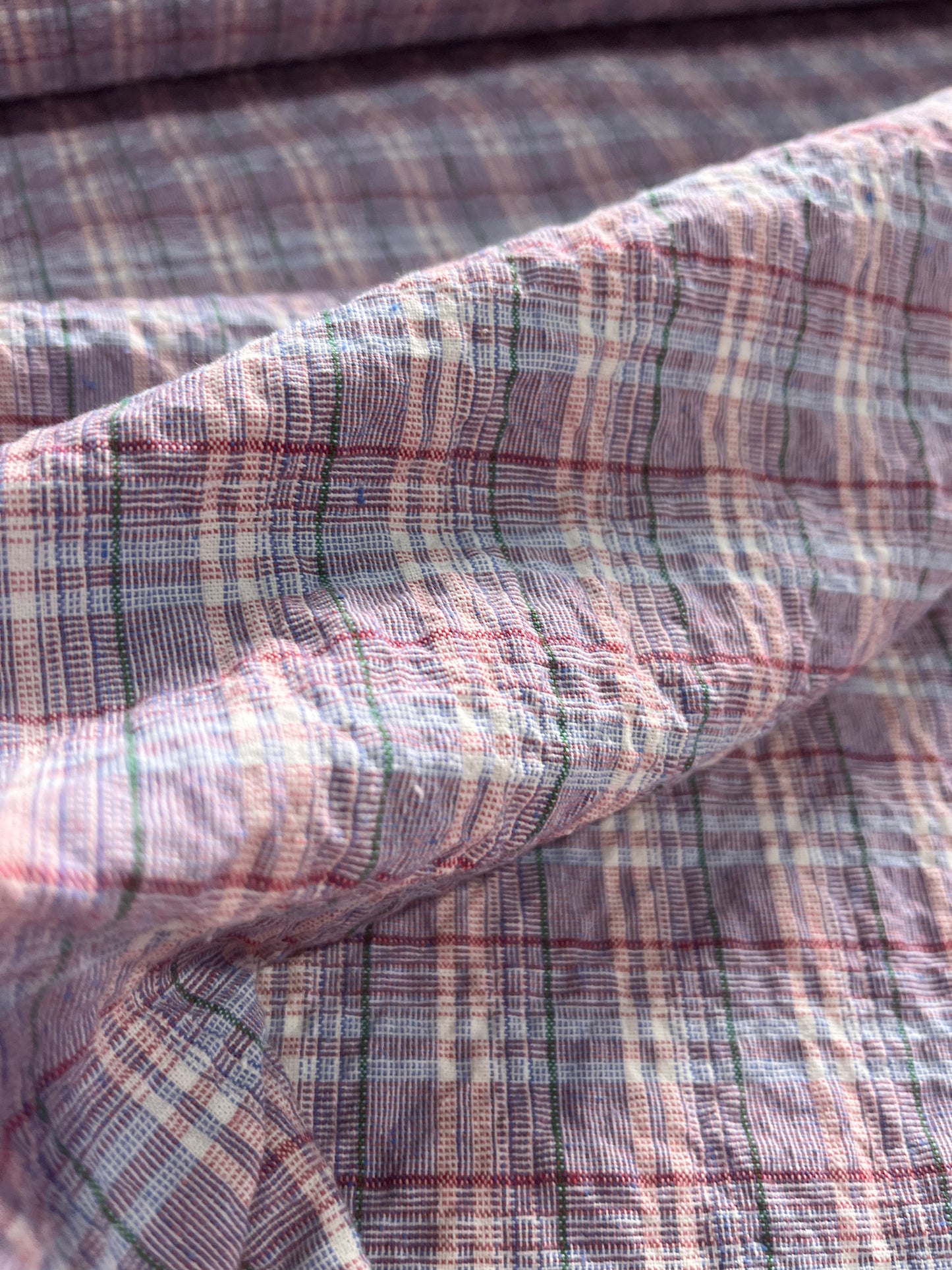 JULIA 019 washed colourwoven cotton check